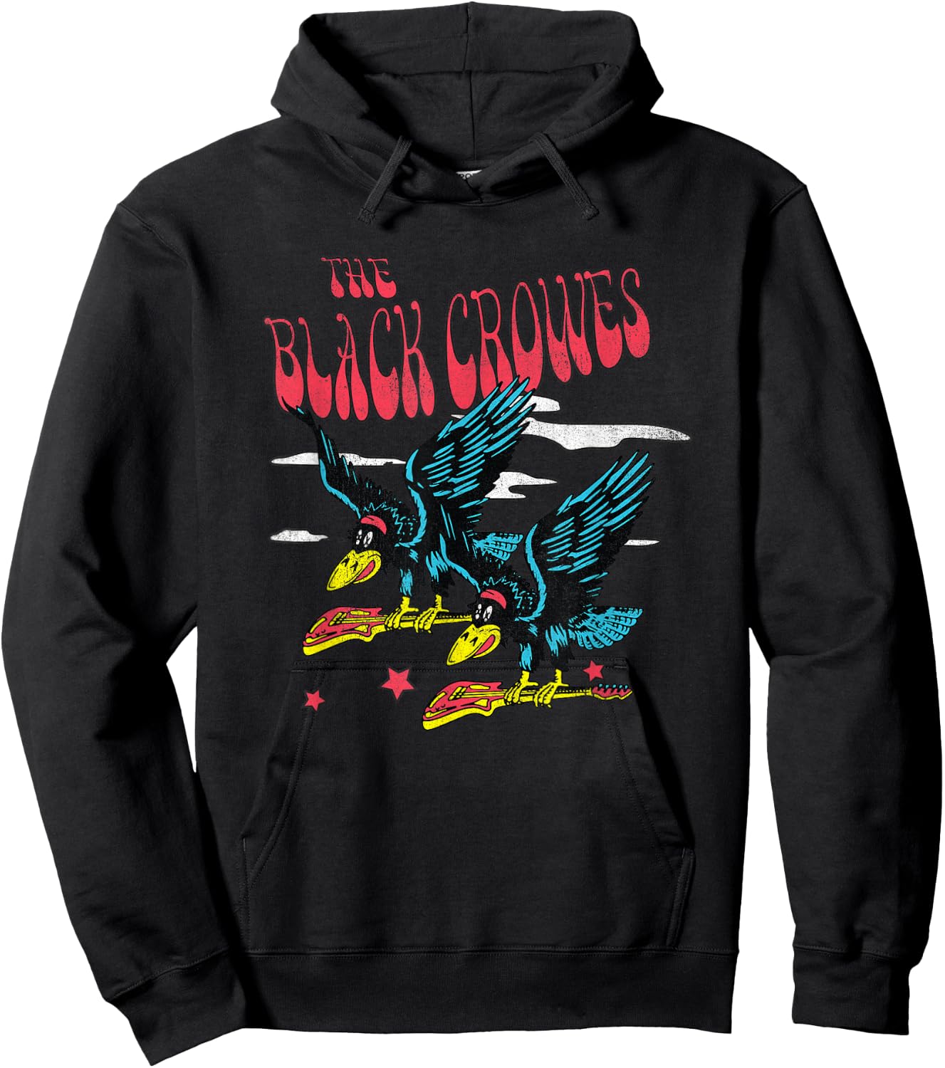 Official Black Crowes Flying Crowes Hoodie - Hoodie | Black