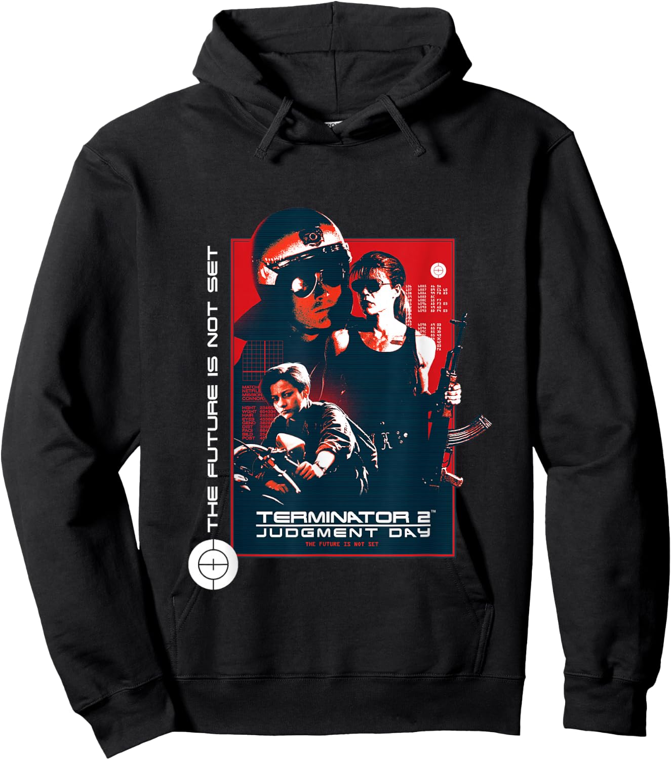 Terminator 2 Judgement Day The Future is Not Set Hoodie - Hoodie | Black