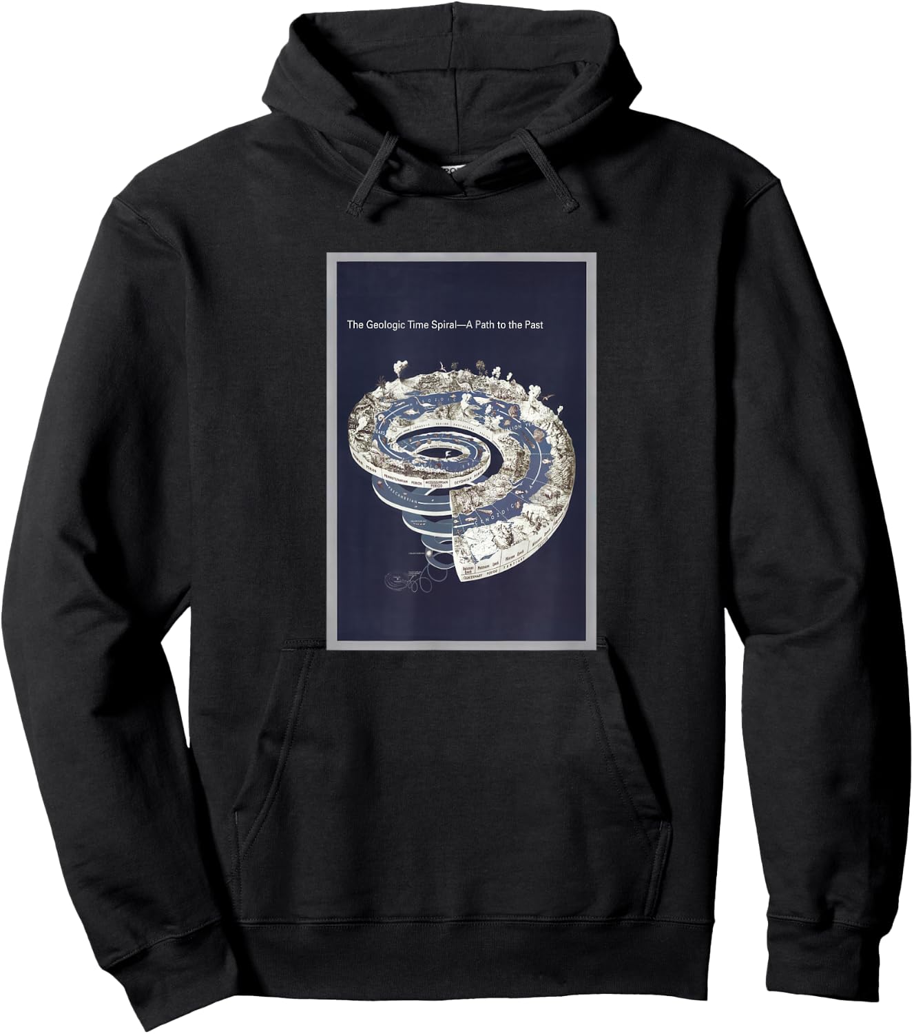 Geologic Timeline Diagram (2008) Hoodie - Hoodie | Black