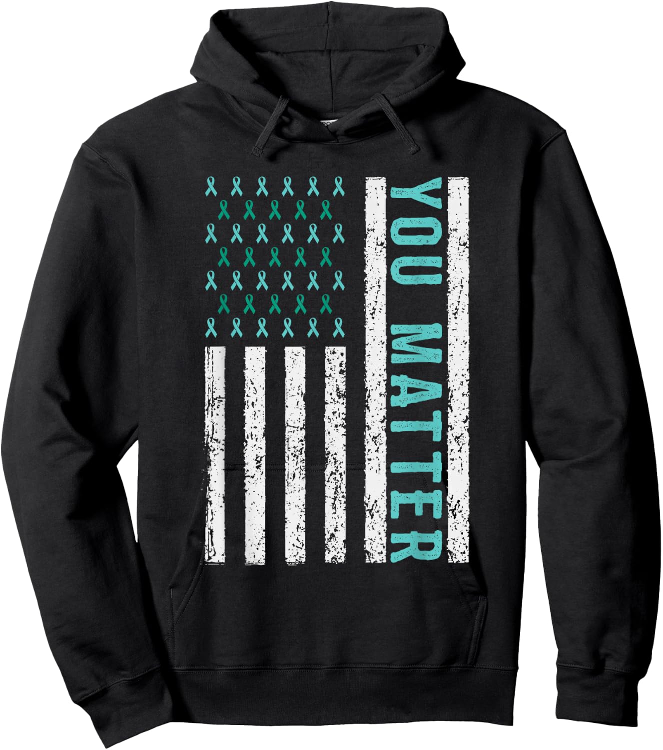 Suicide Awareness You Matter Mental Health Awareness Hoodie - Hoodie | Black