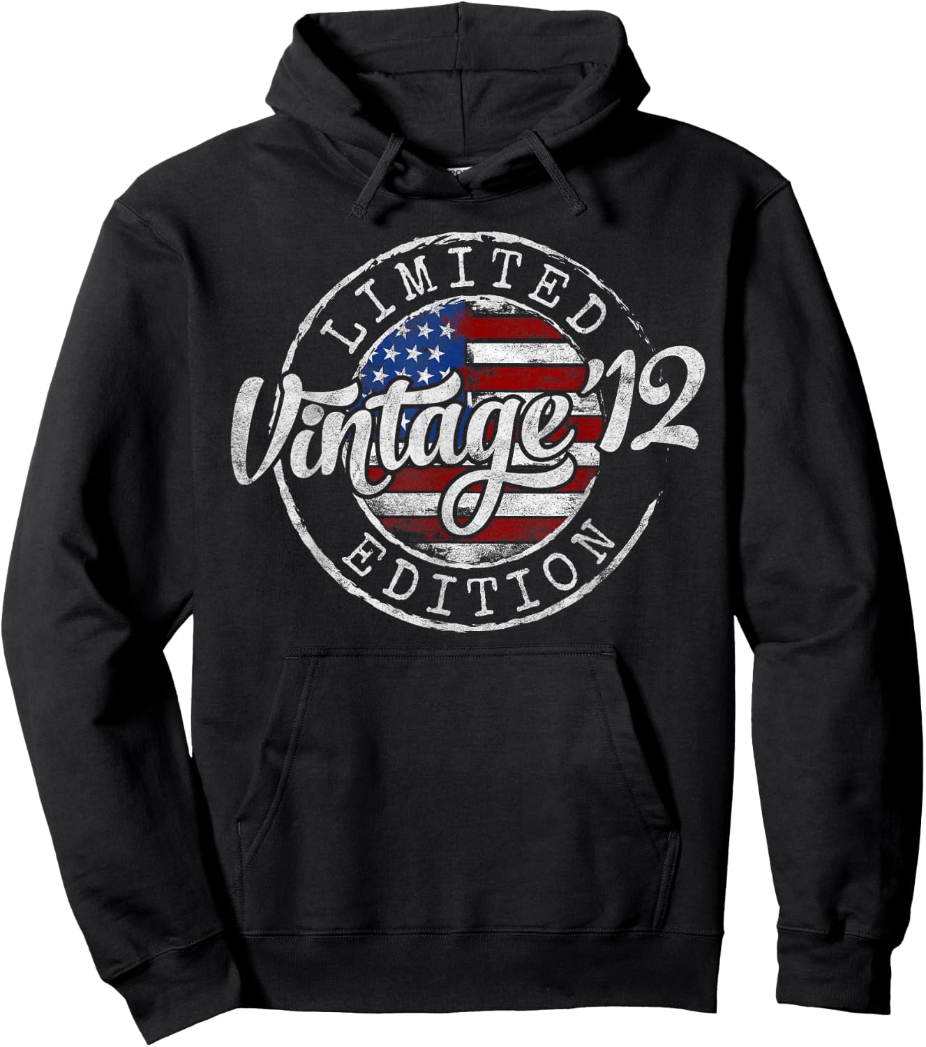 Vintage 2012 13th Birthday Gifts for Boy Girl 13 Year Old Hoodie - Hoodie | Black
