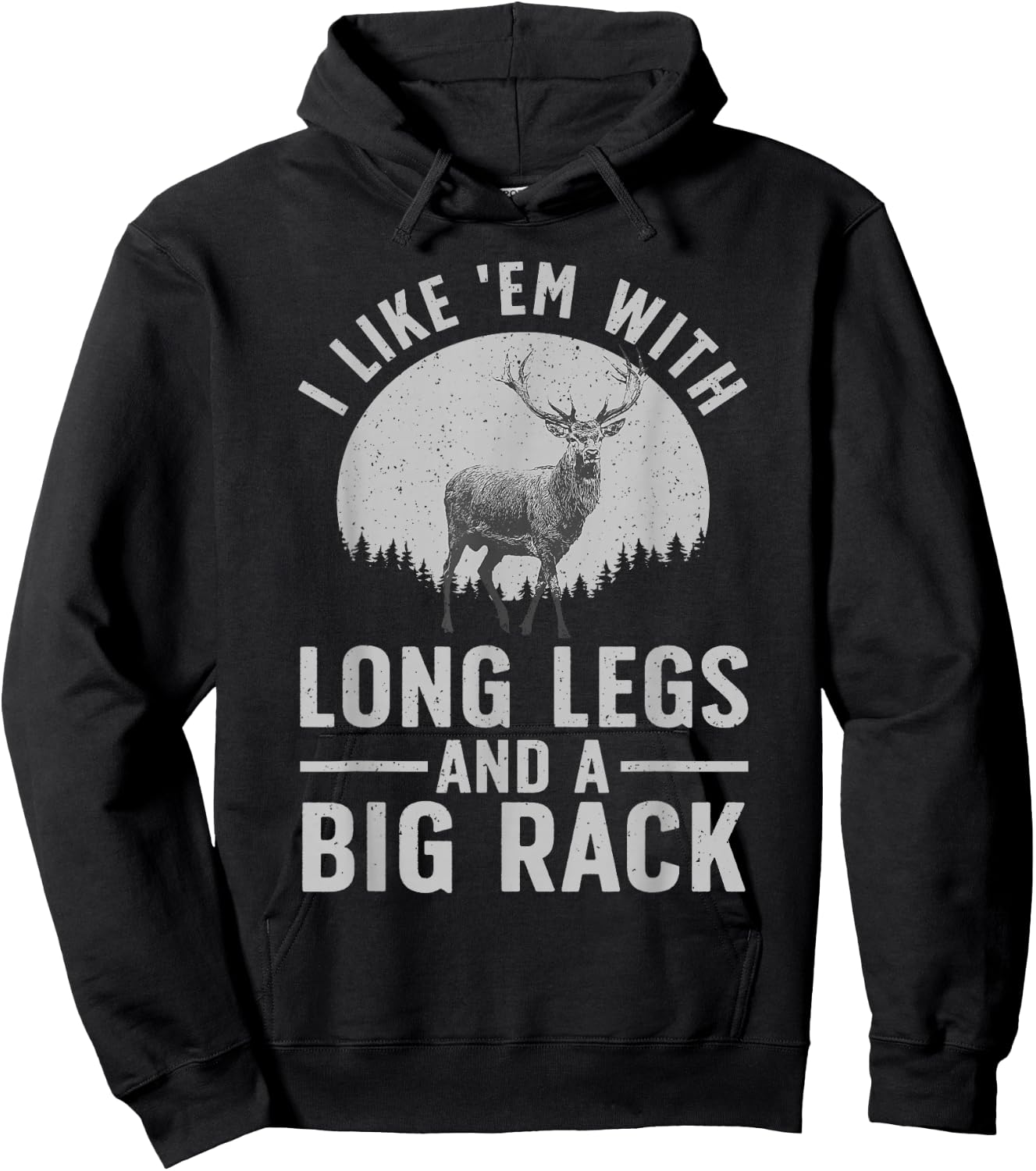 Cool Deer Hunting Art Women Hunting Wildlife Hunter Hoodie - Hoodie | Black