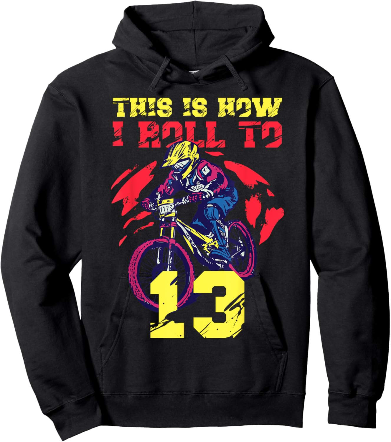 This Is How I Roll To 13 Hoodie - Hoodie | Black