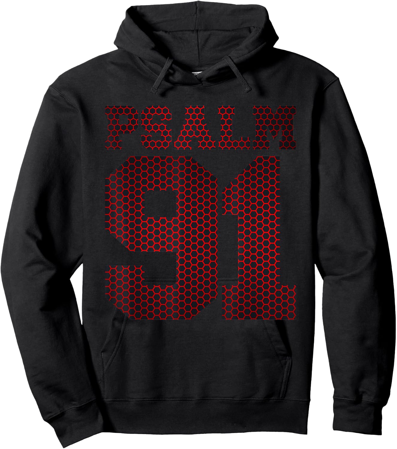 Psalm 91 Hoodie - Hoodie | Black