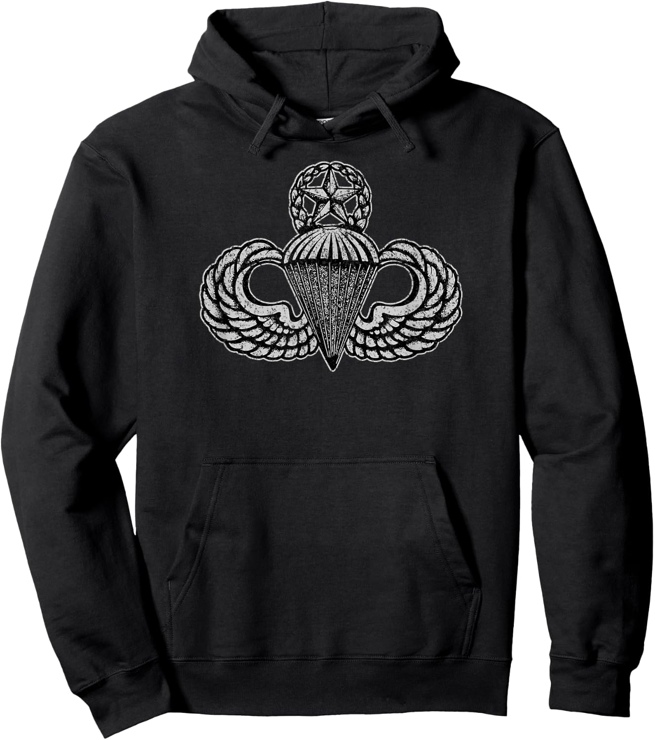 American Marauder: Army Master Blaster Jumpmaster Wings Hoodie - Hoodie | Black