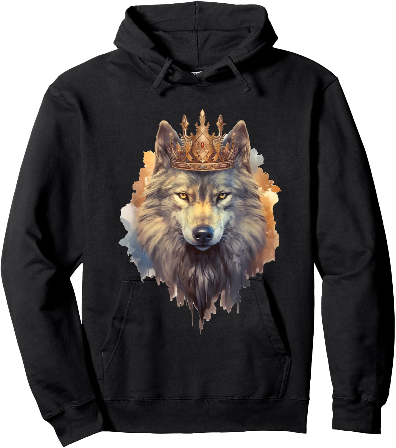 Wolf King Hoodie - Hoodie | Black