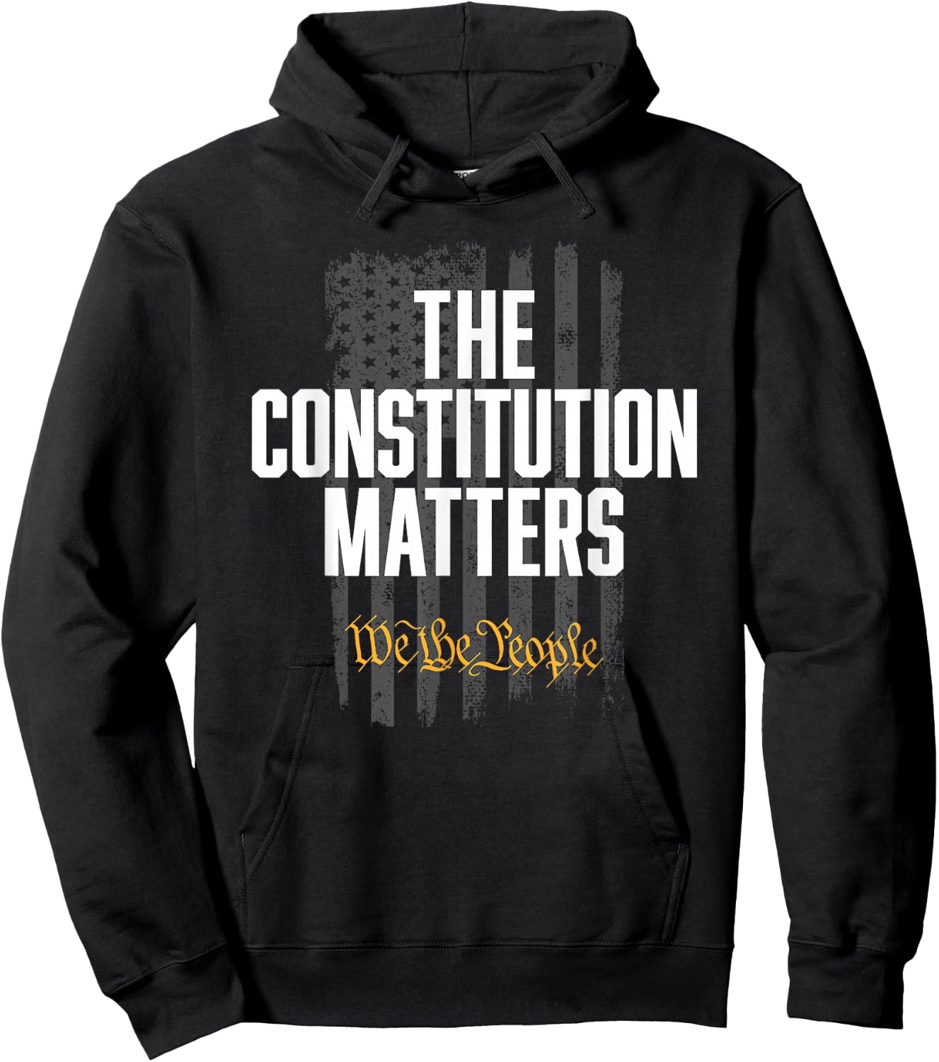 The Constitution Matters Vintage We The People Constitution Hoodie - Hoodie | Black