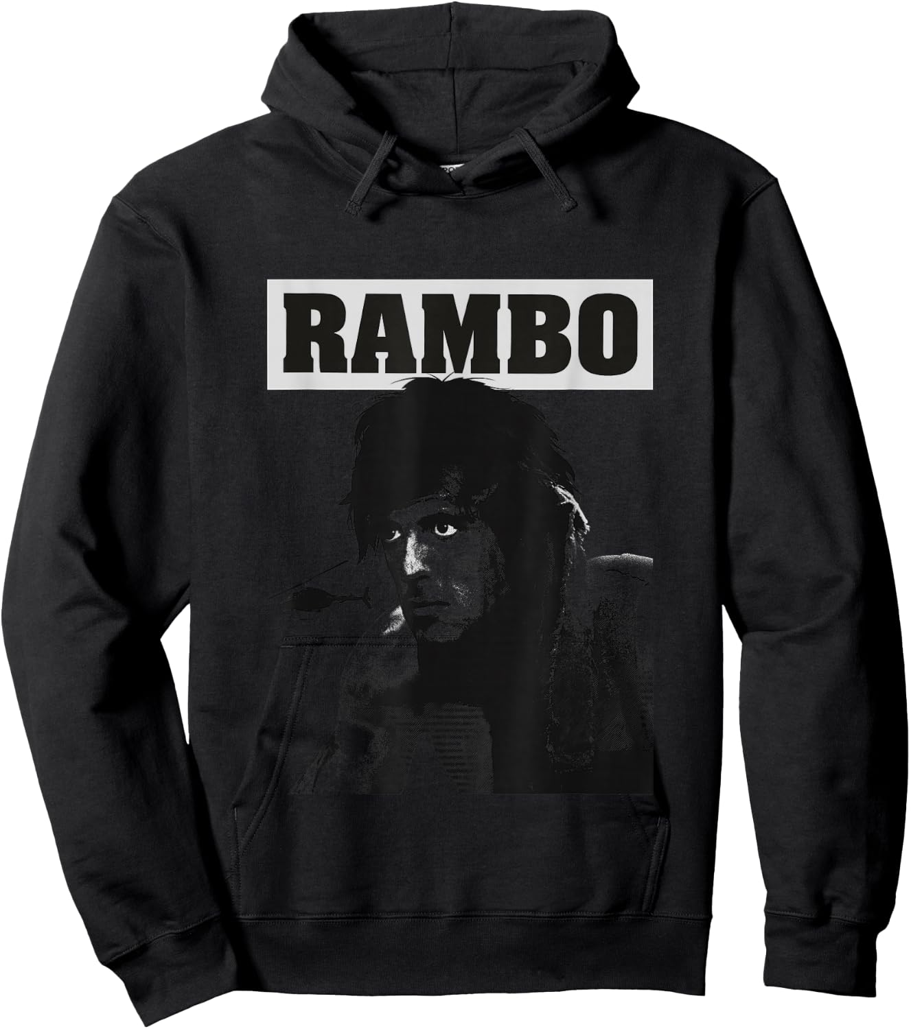 Rambo First Blood Helicopter Poster Hoodie - Hoodie | Black