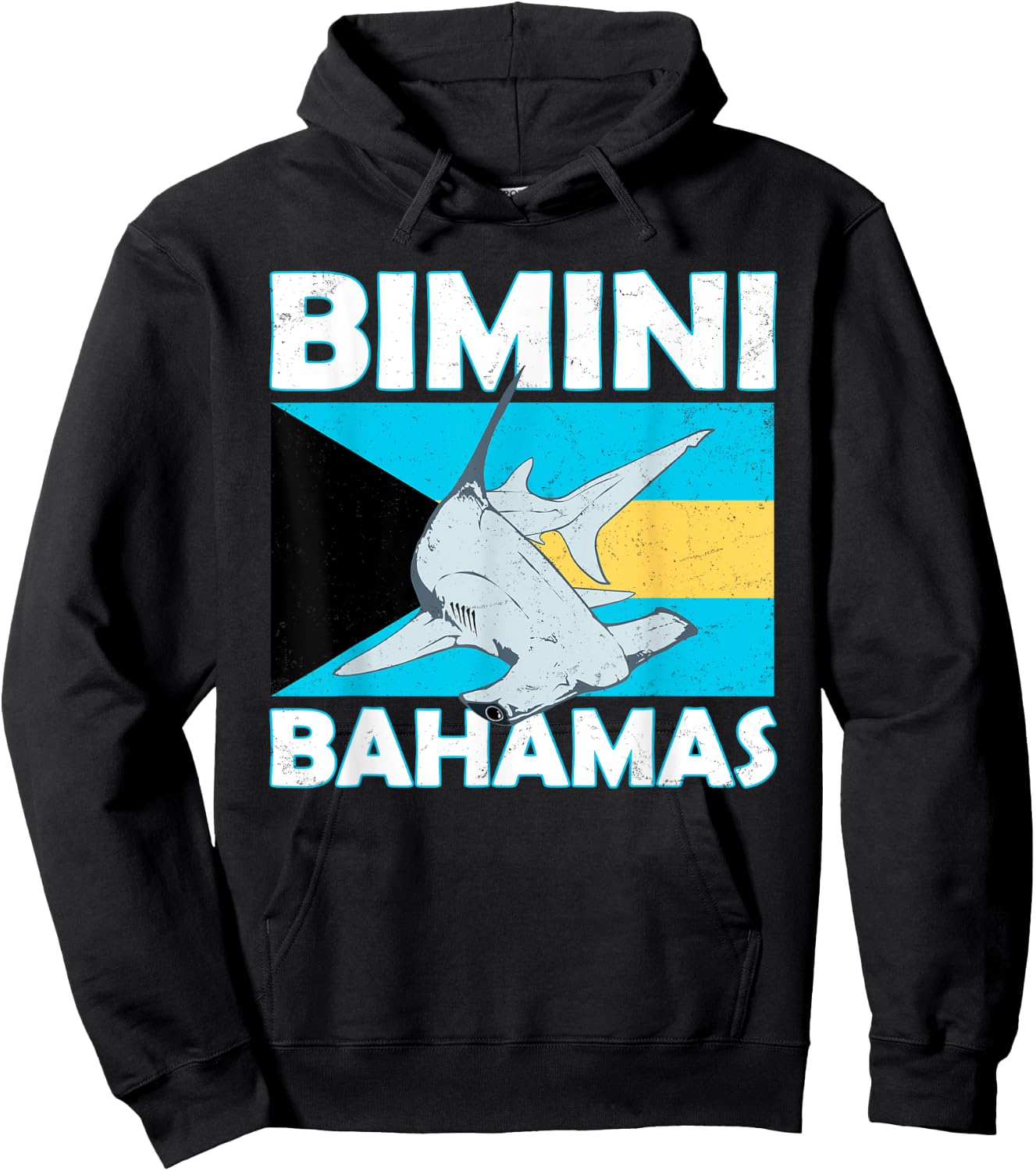 Hammerhead Shark Bimini Bahamas Hoodie - Hoodie | Black