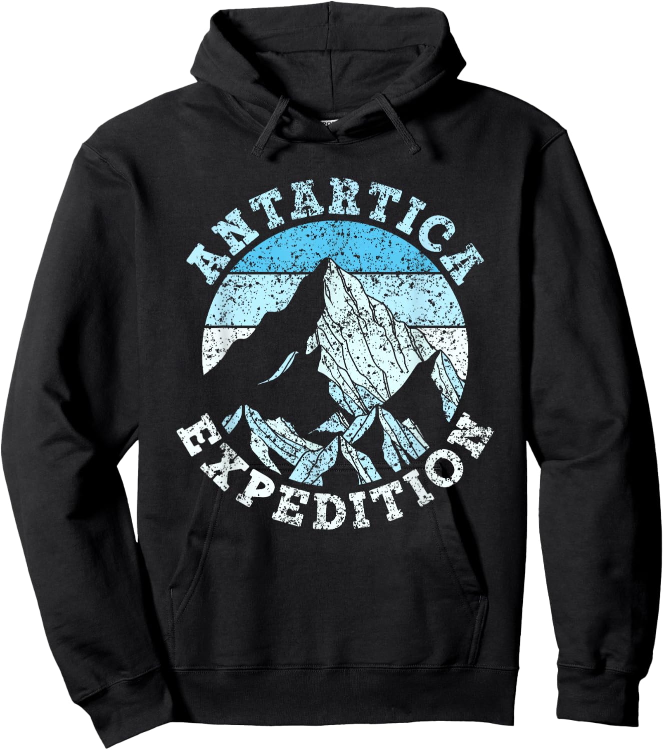 Antarctic Expedition Antarctica South Pole Retro Antarctica Hoodie - Hoodie | Black