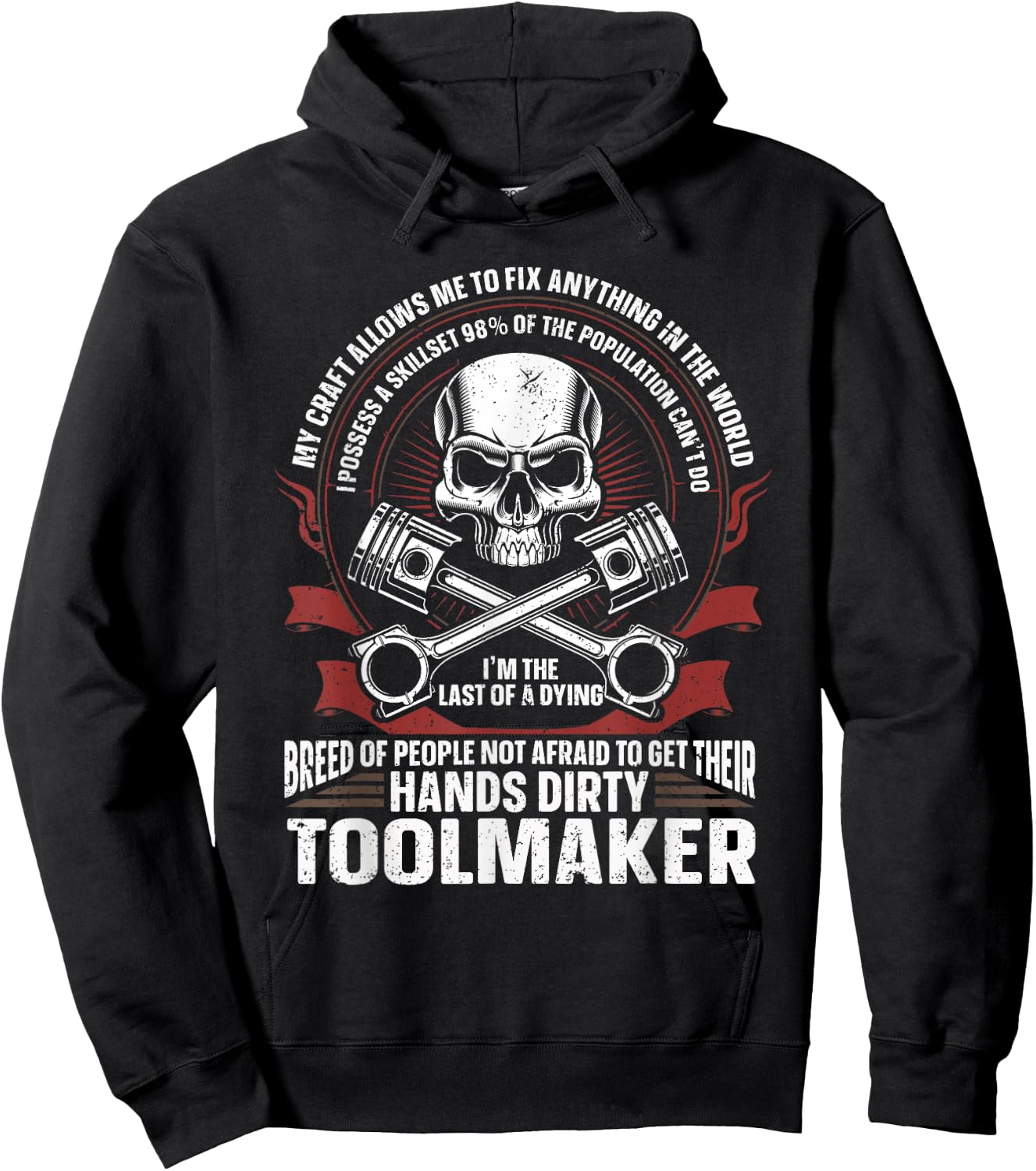 Machining Machinist Toolmaker Hoodie - Hoodie | Black