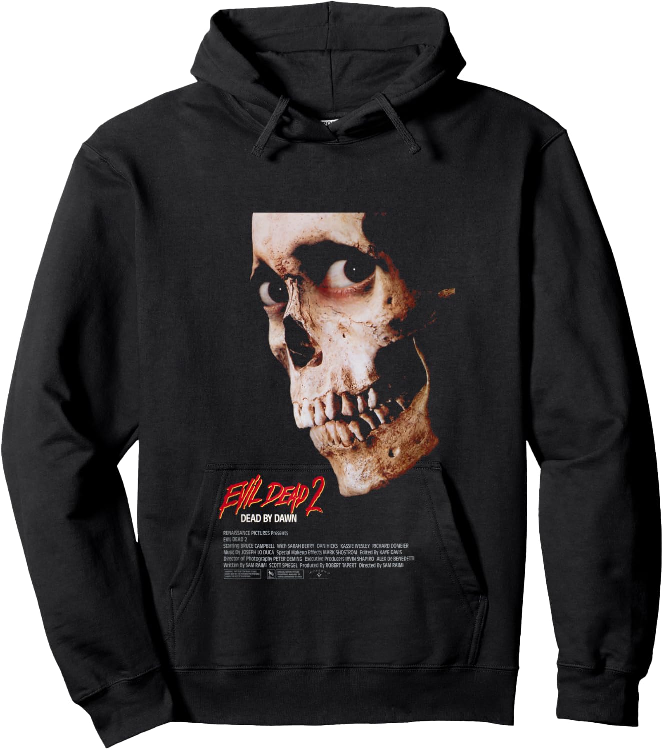 Evil Dead 2 Dead by Dawn Theatrical Poster Hoodie - Hoodie | Black