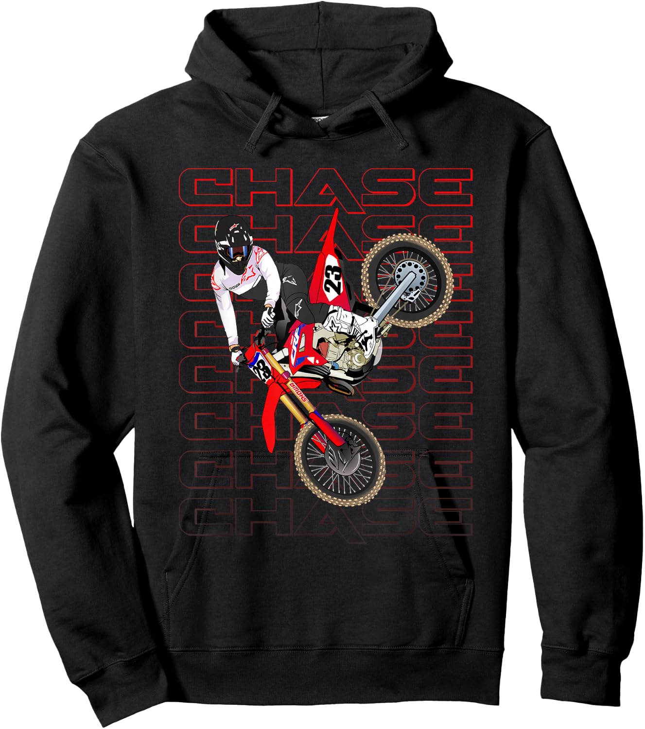 CS23 Chase Motocross Supercross Sexton Hoodie - Hoodie | Black