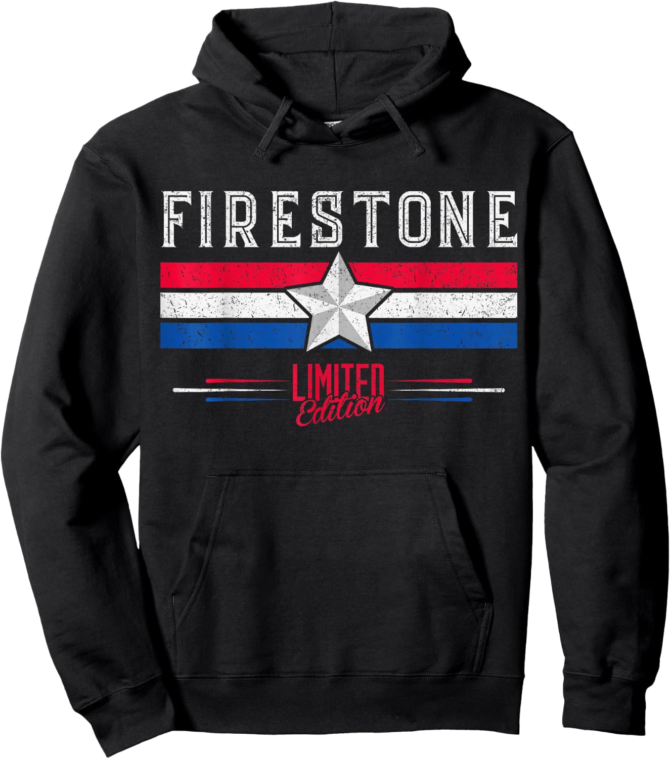 Firestone Retro Vintage Shirt Gift Women Men Kids Hoodie - Hoodie | Black
