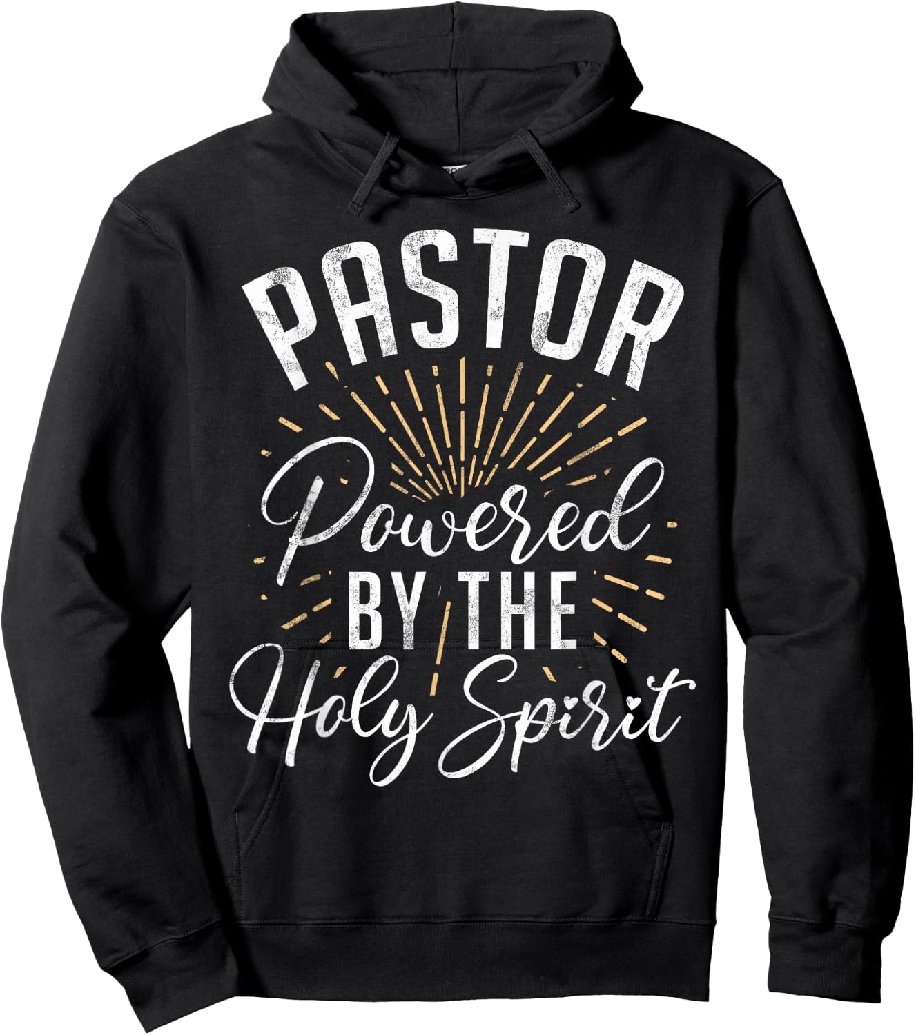 Pastor Powered by The Holy Spirit Pastor Hoodie - Hoodie | Black