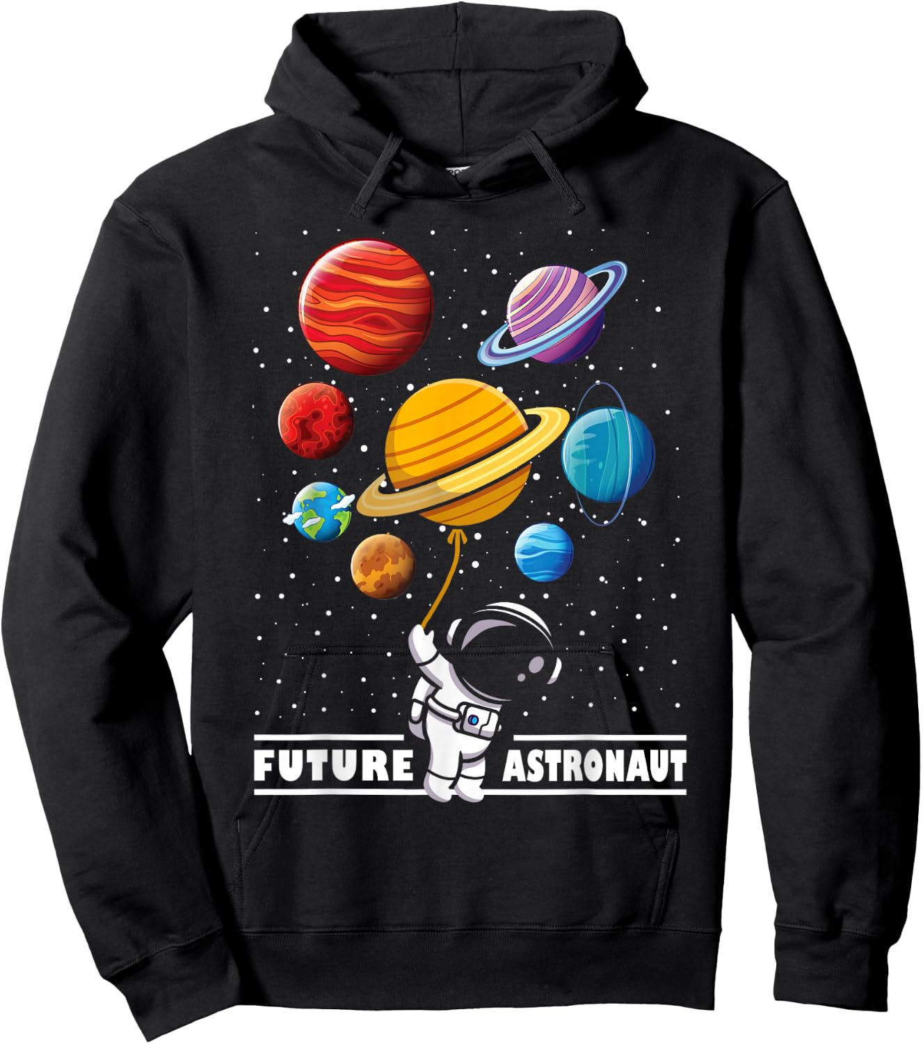 Future Astronaut Boy Girls Kids Birthday Graduation Gifts Hoodie - Hoodie | Black