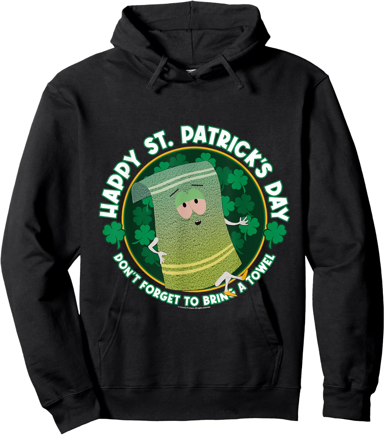South Park St. Patrick's Day Towelie Hoodie - Hoodie | Black