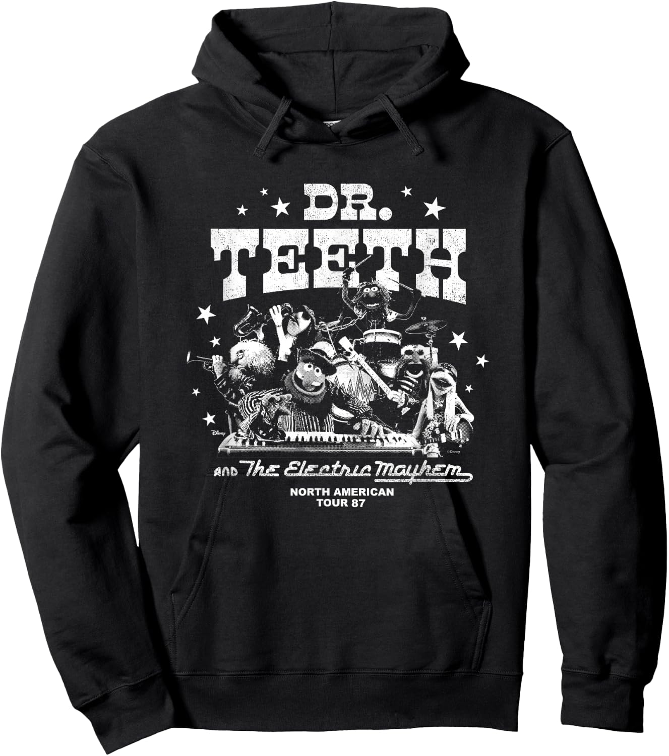 The Muppets - Dr Teeth Hoodie - Hoodie | Black