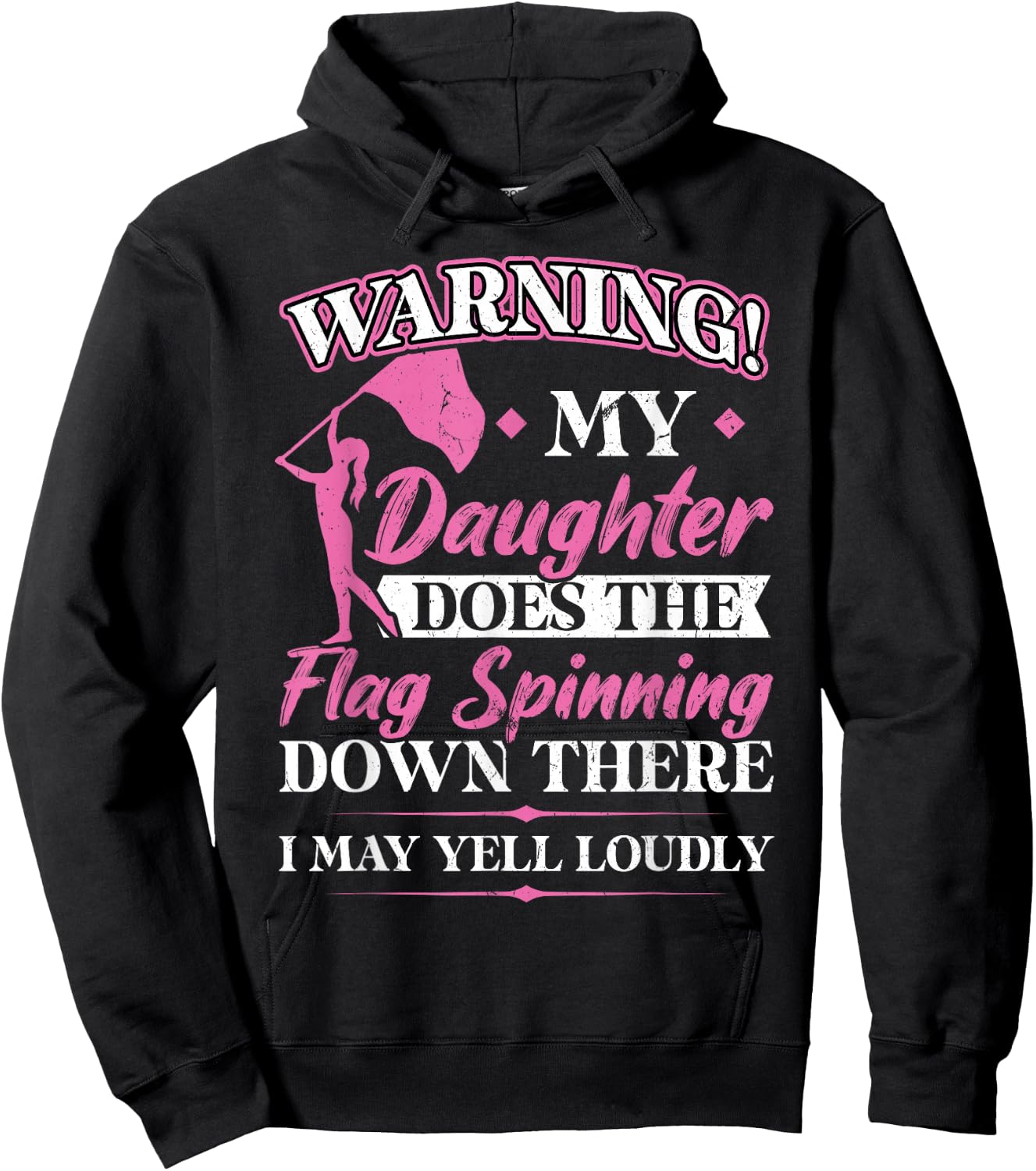 Mom of a Color Guard - Colorguard Hoodie - Hoodie | Black