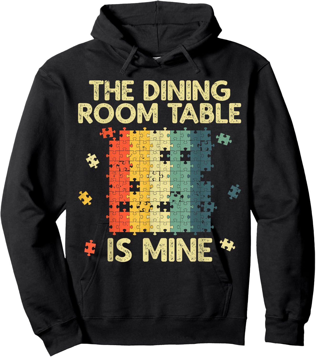 Funny Puzzle Design Women Kids Jigsaw Puzzle Lover Hoodie - Hoodie | Black