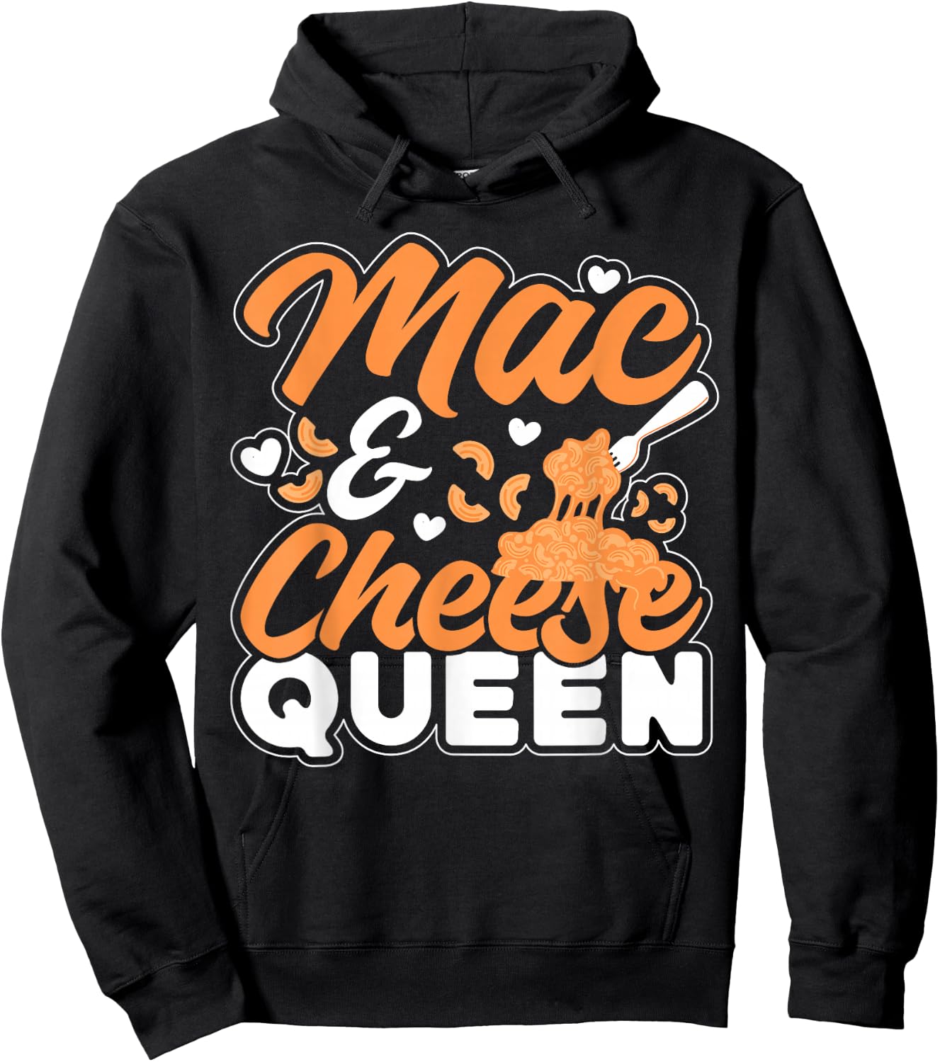 Mac And Cheese Queen Mac & Cheese Queen Hoodie - Hoodie | Black