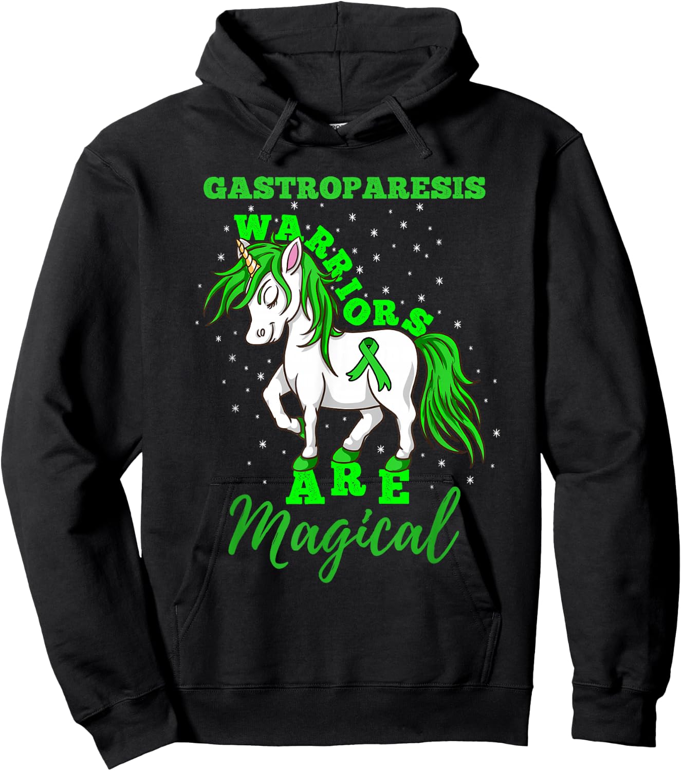 Gastroparesis Warriors Are Magical Gastroparesis Awareness Hoodie - Hoodie | Black
