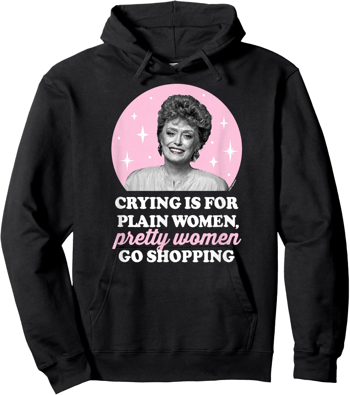 The Golden Girls - Blanche Pretty Women Go Shopping Hoodie - Hoodie | Black