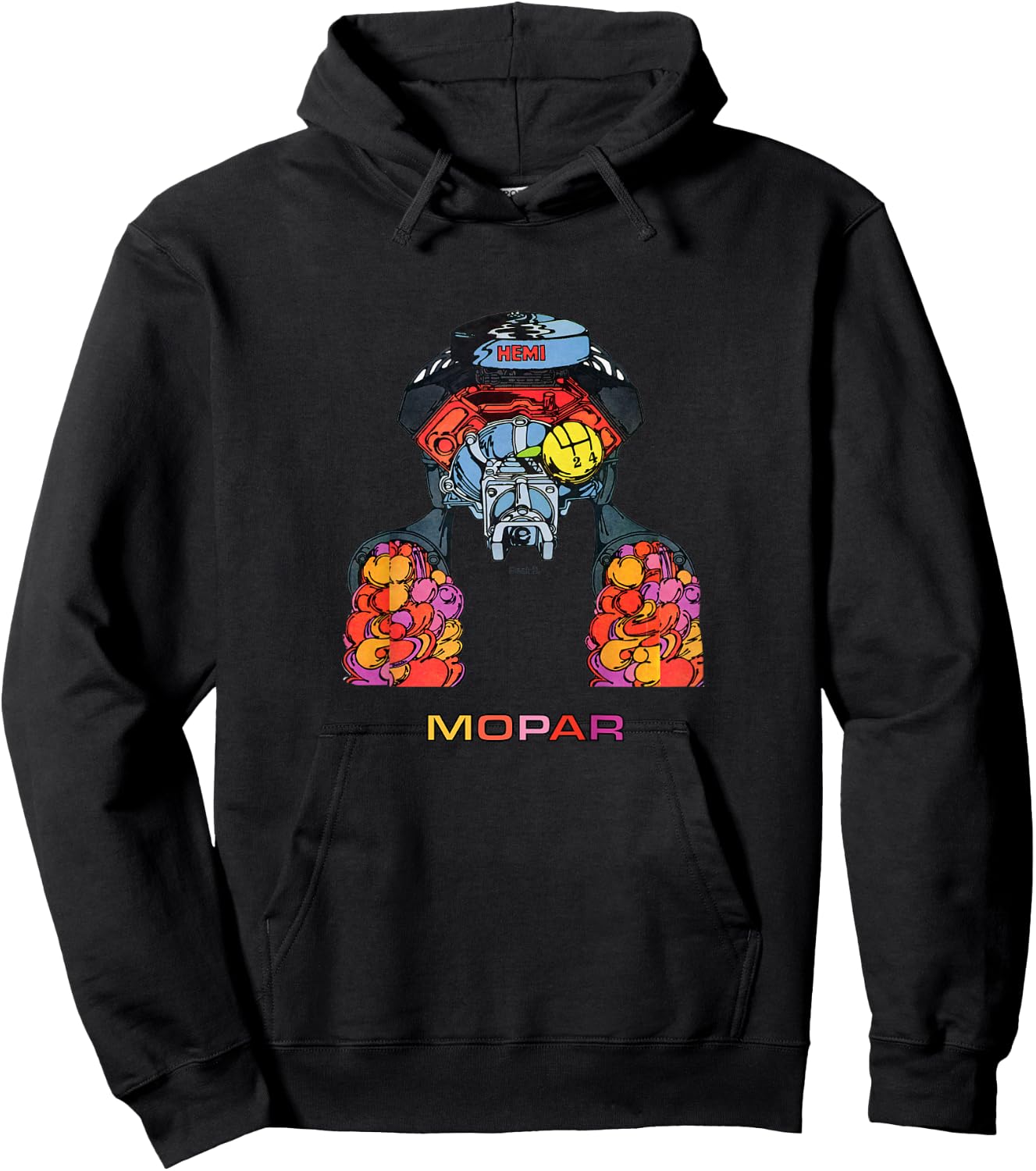 Mopar 426 Hemi Design Hoodie - Hoodie | Black