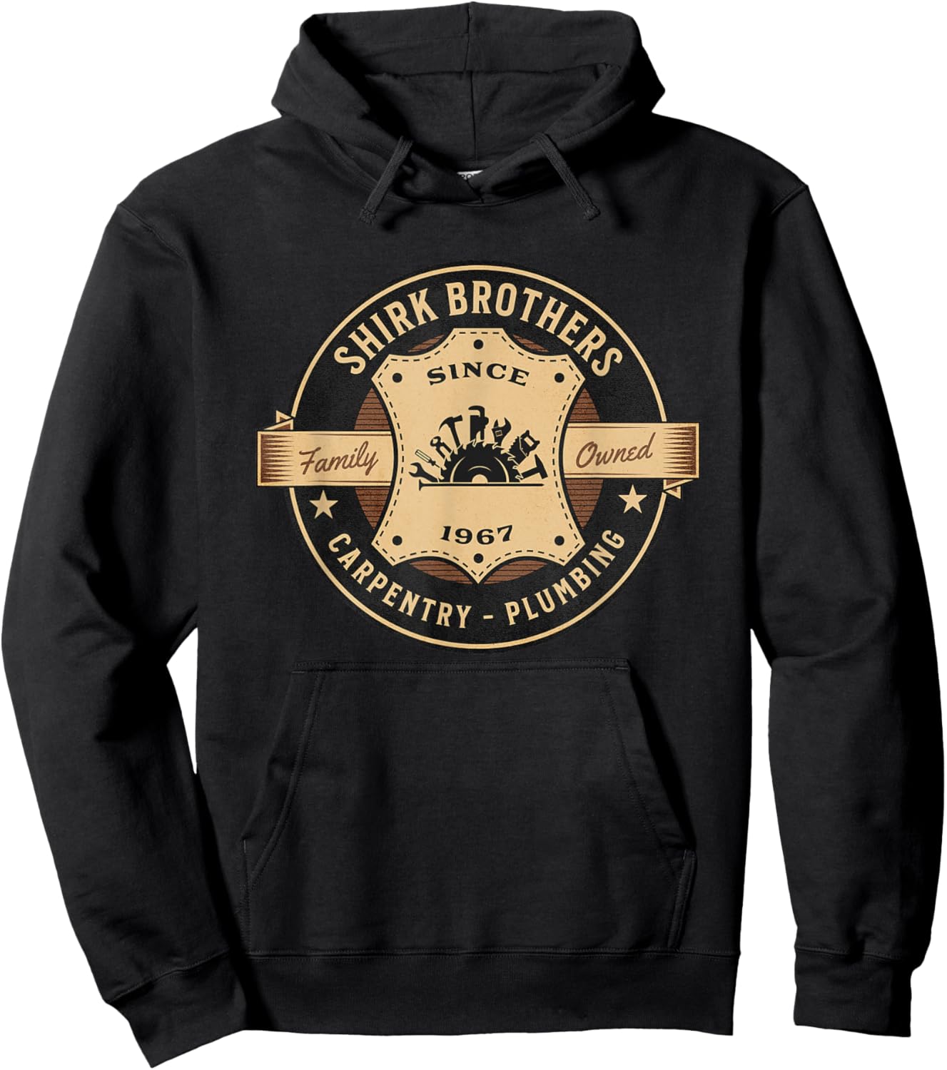 The Money Pit | Shirk Brothers Construction Retro Movie Hoodie - Hoodie | Black