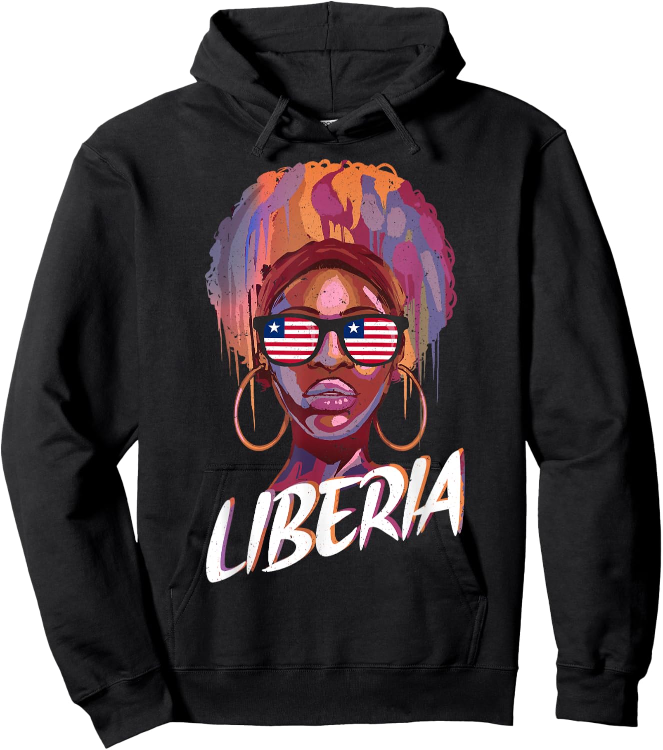 Liberia Hoodie - Hoodie | Black