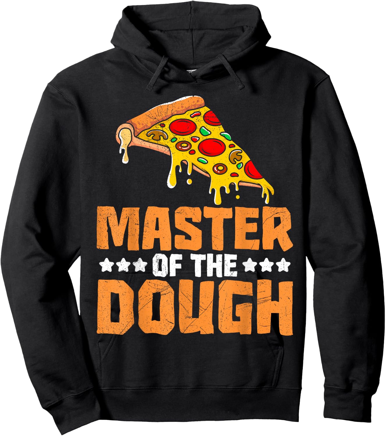 Master of the Dough Pizza Bakery Pizza Maker Baker Hoodie - Hoodie | Black