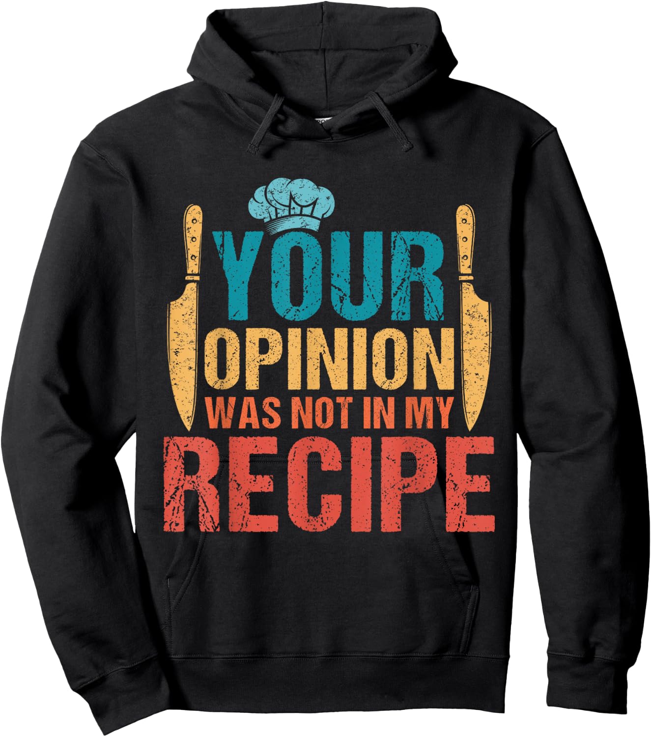 Funny Chef Culinary Cook Lover Recipe Design Women Hoodie - Hoodie | Black