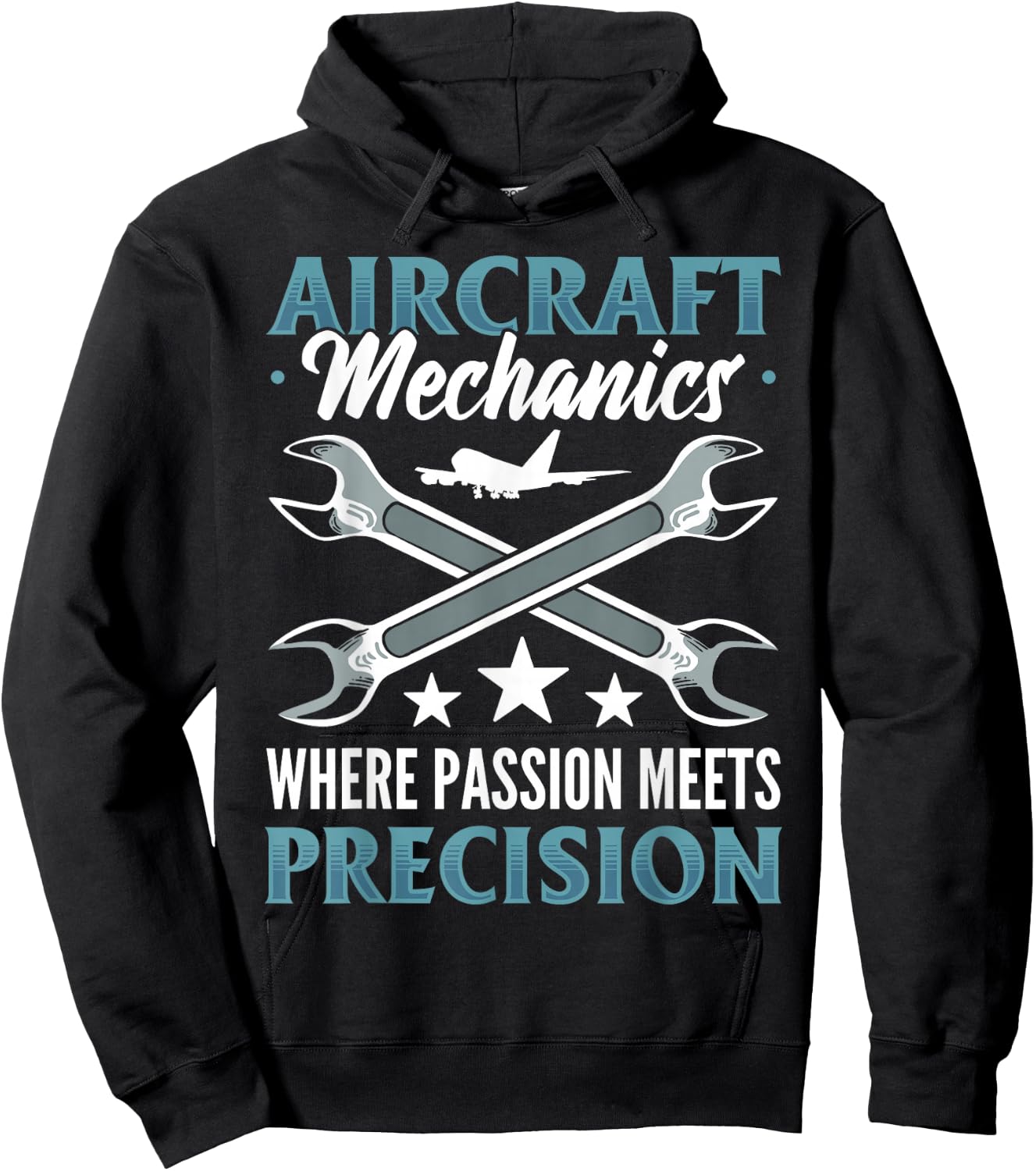 Aviation Mechanic Airframe Mechanic Airplane Aviation Hoodie - Hoodie | Black