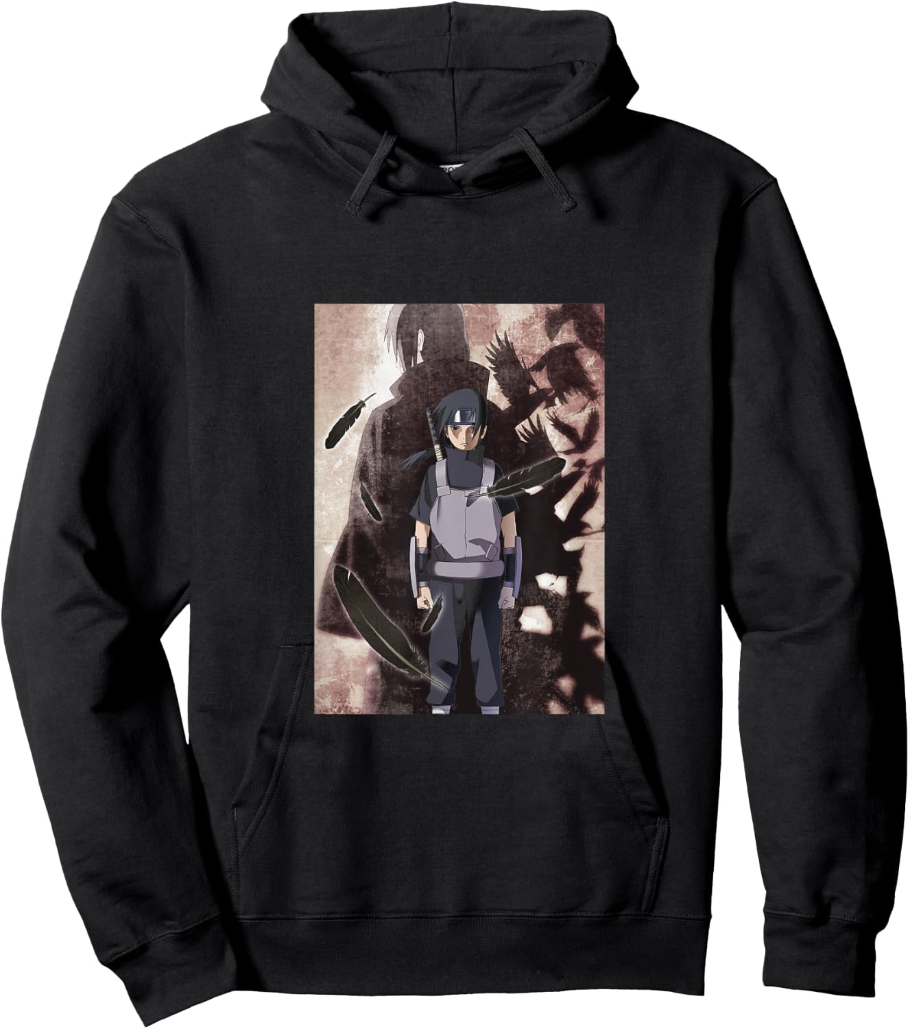Naruto Shippuden Anbu Itachi Uchiha Small Hoodie - Hoodie | Black