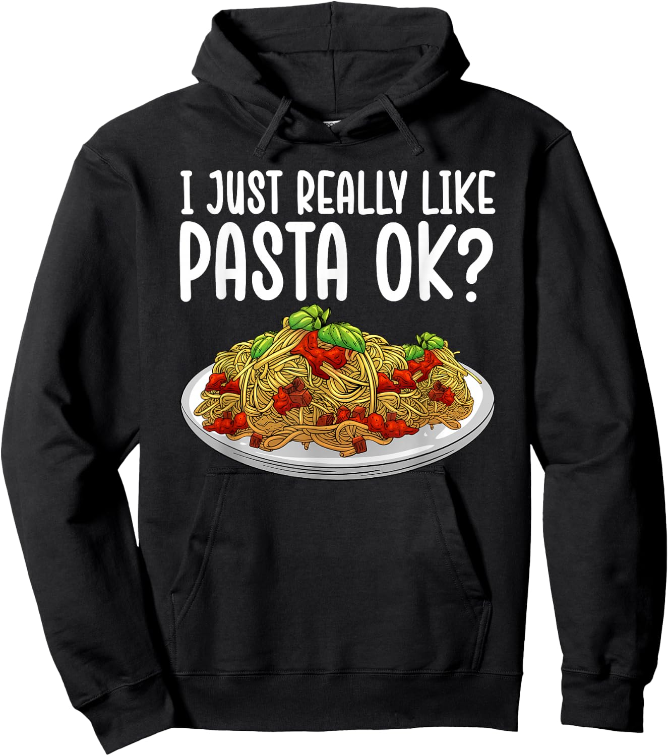 Best Pasta Art Women Kids Italian Dish Pasta Lover Hoodie - Hoodie | Black
