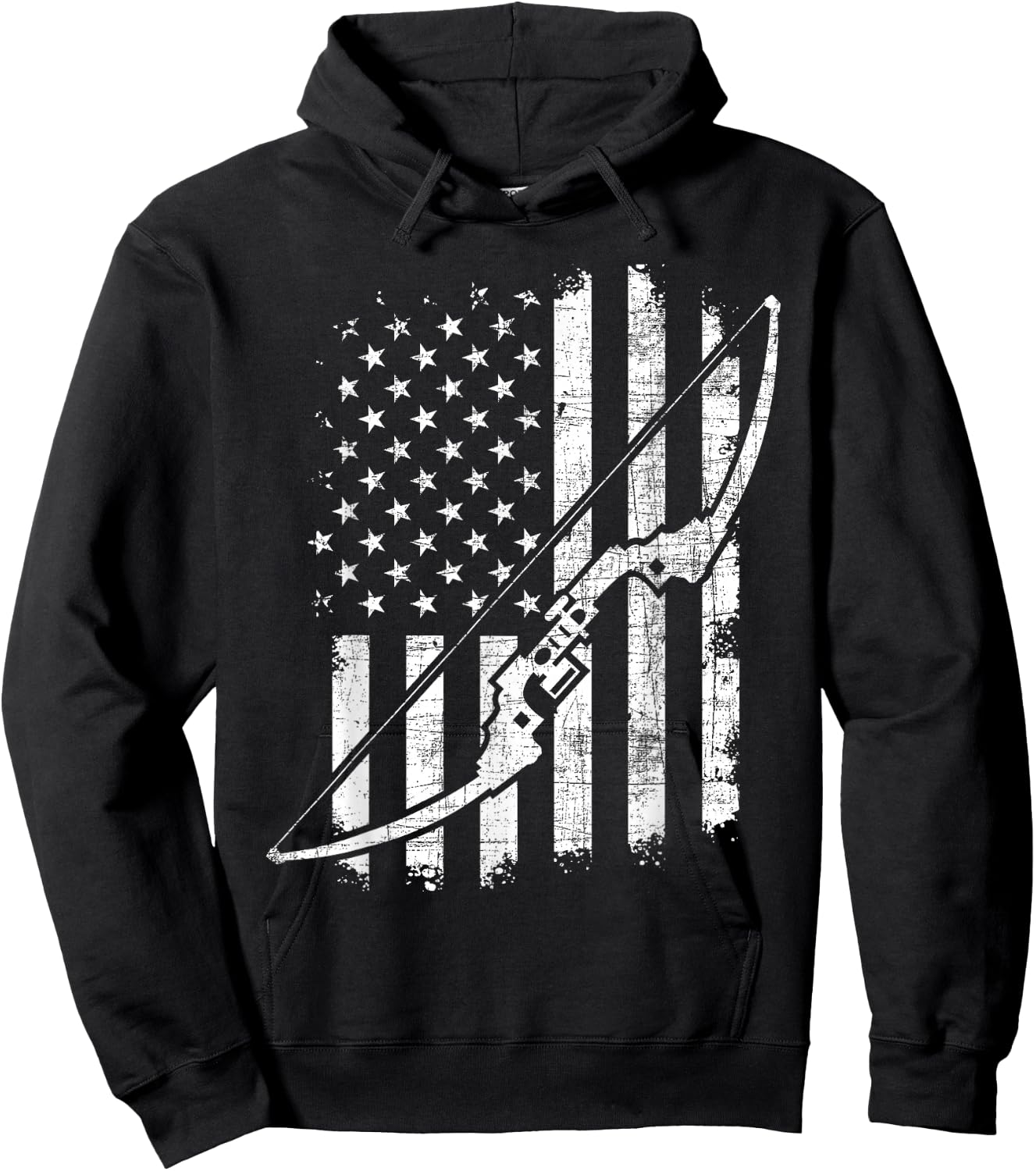 Camo Bowhunting - Archery Lover Archer Bowman Hoodie - Hoodie | Black