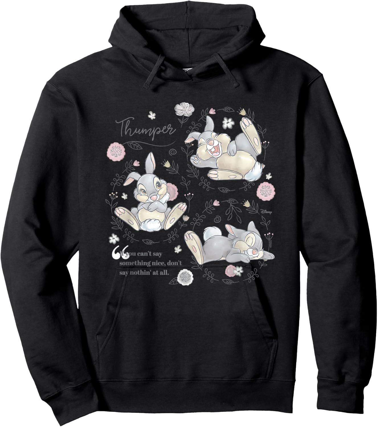 Bambi - Thumper Poses Hoodie - Hoodie | Black