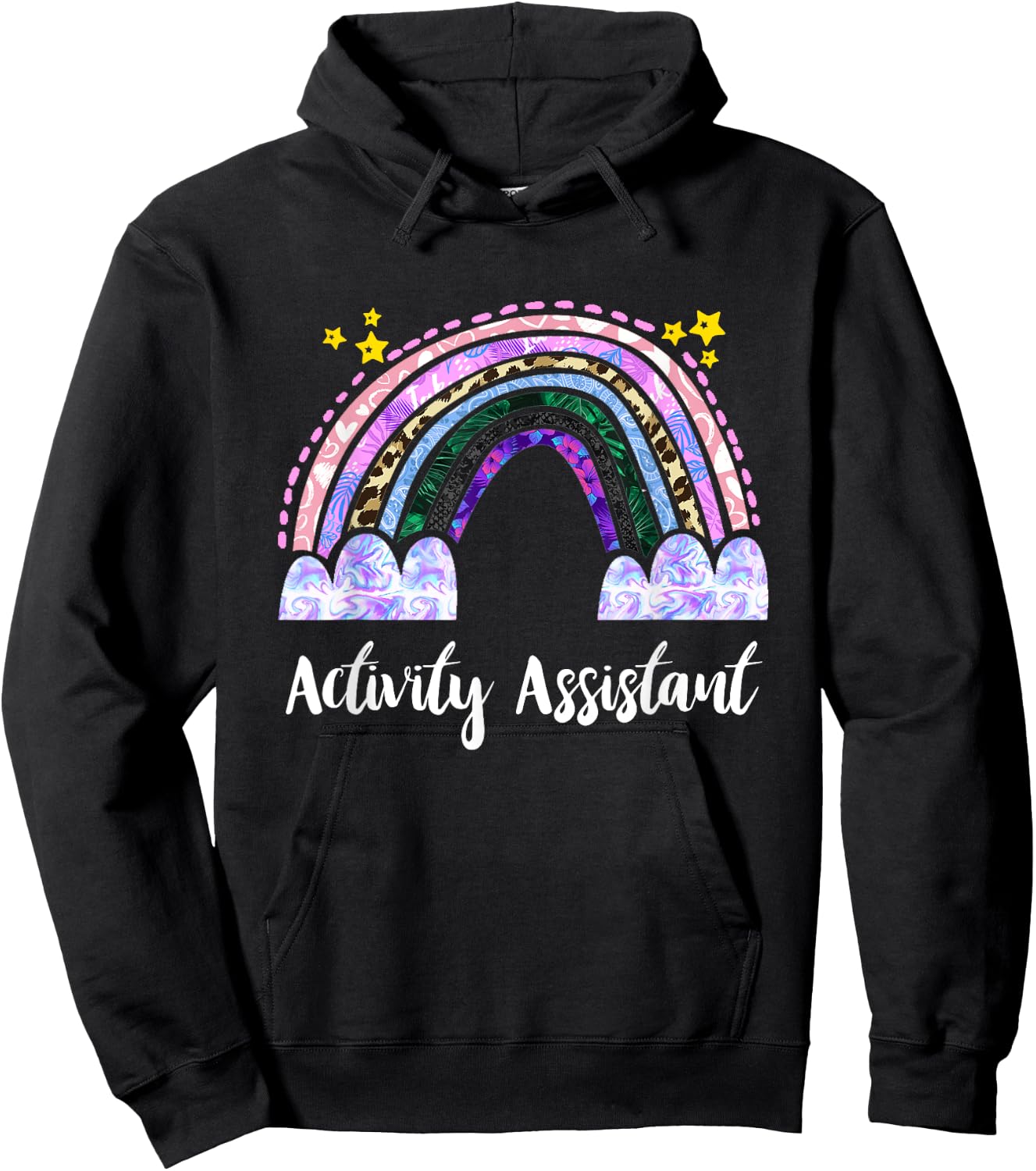 Activities Assistant Rainbow Appreciation Activity Assistant Hoodie - Hoodie | Black