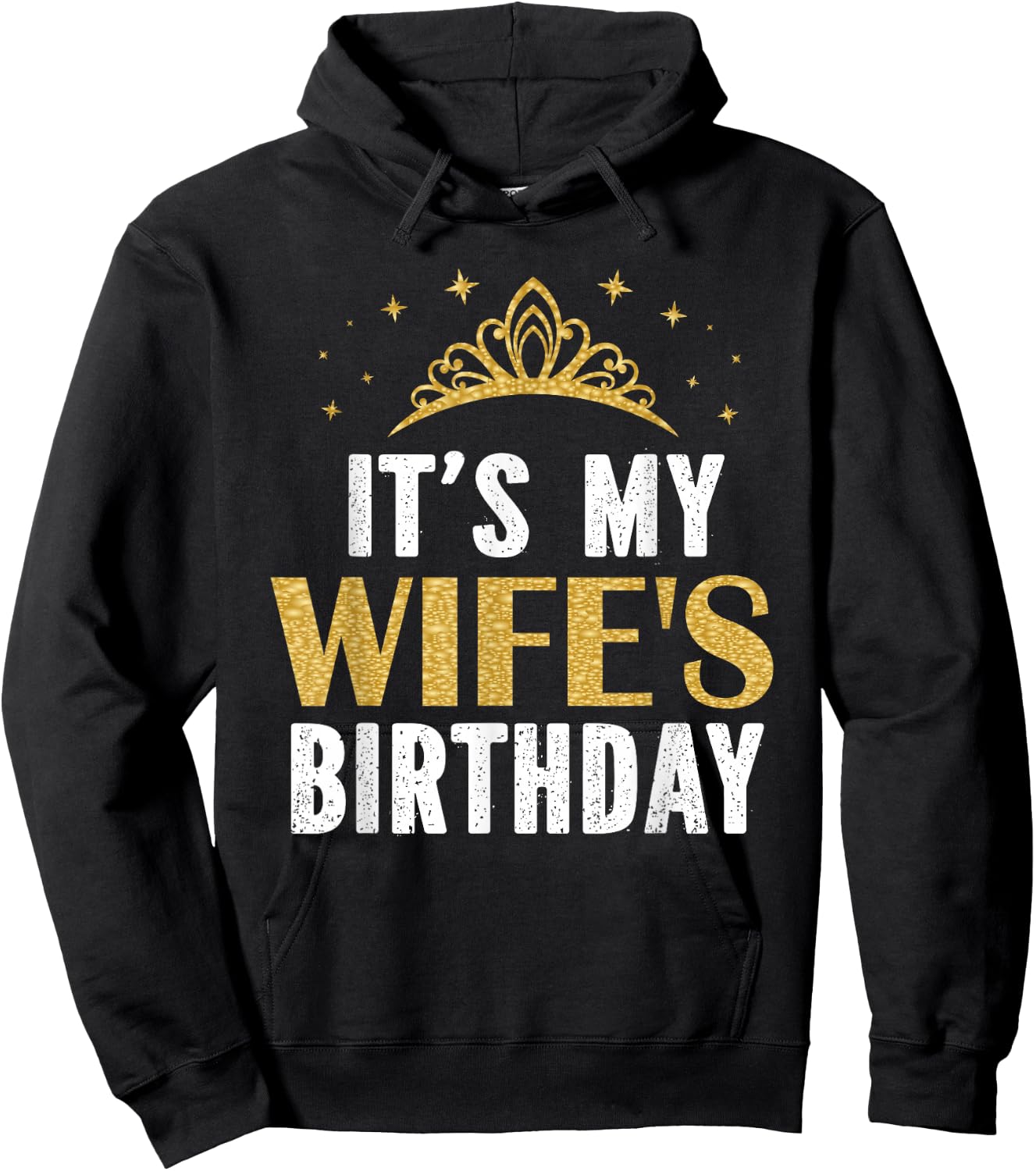 It's My Wife's Birthday Party Family Matching Hoodie - Hoodie | Black