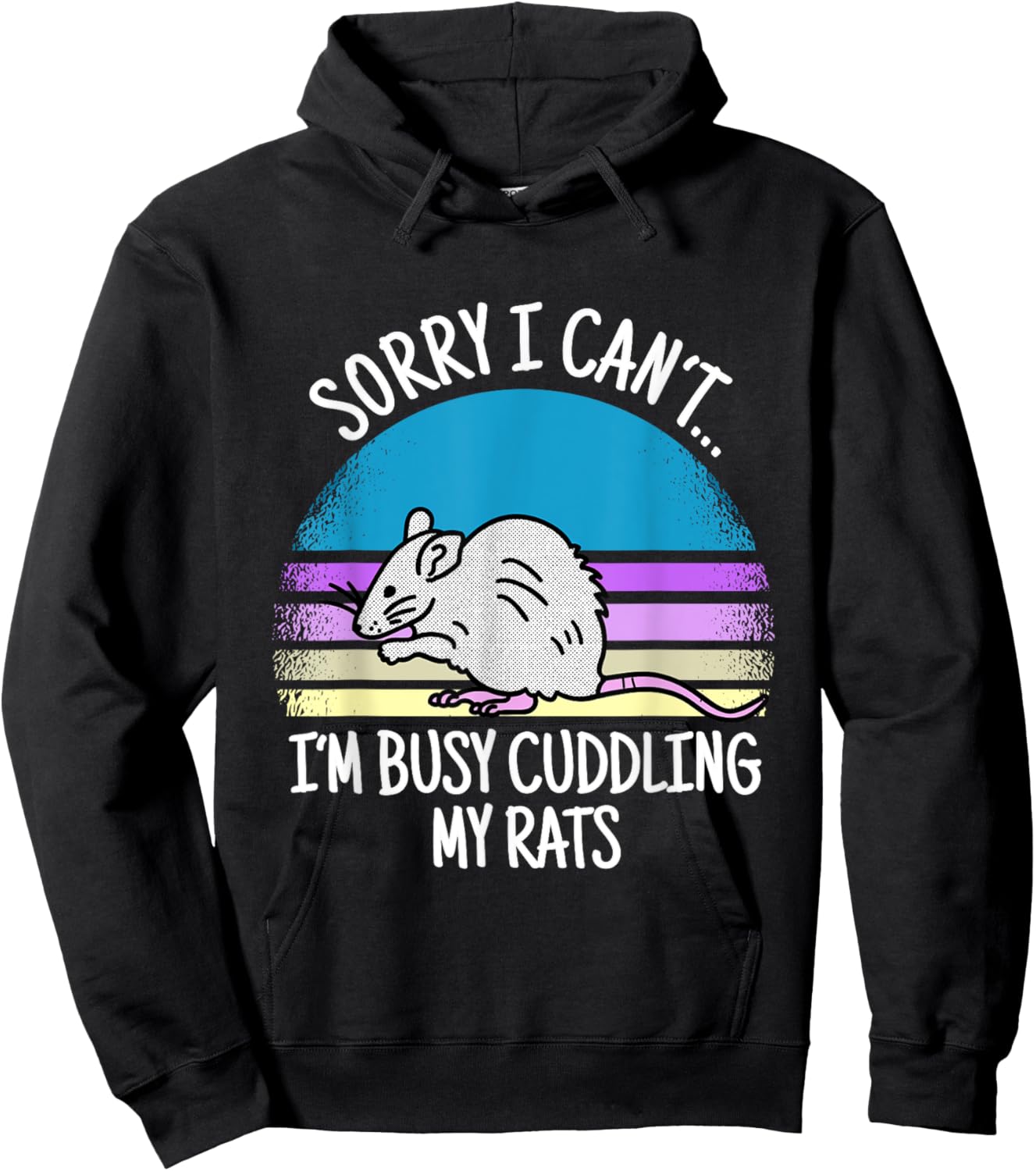 Rat mom sayings for rat lover Hoodie - Hoodie | Black
