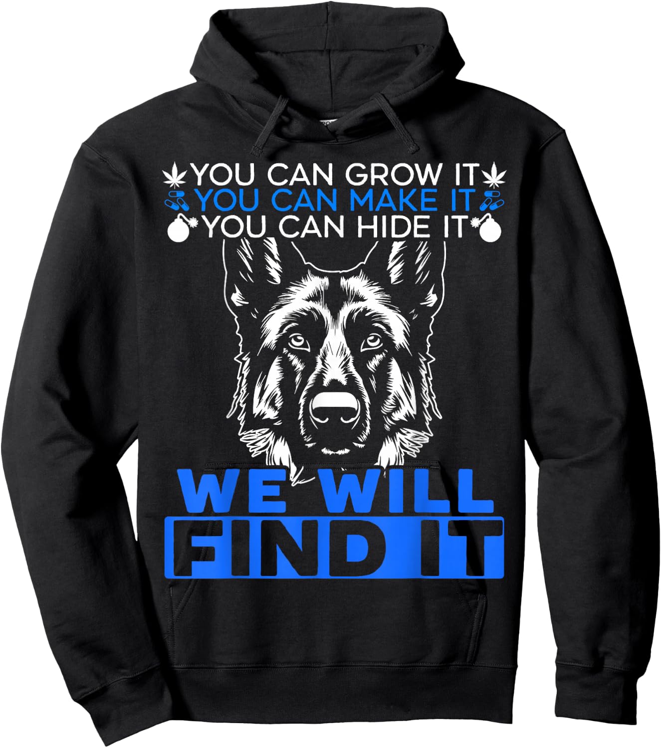 K9 Handler Police Dog Law Enforcement Police K9 Unit Hoodie - Hoodie | Black