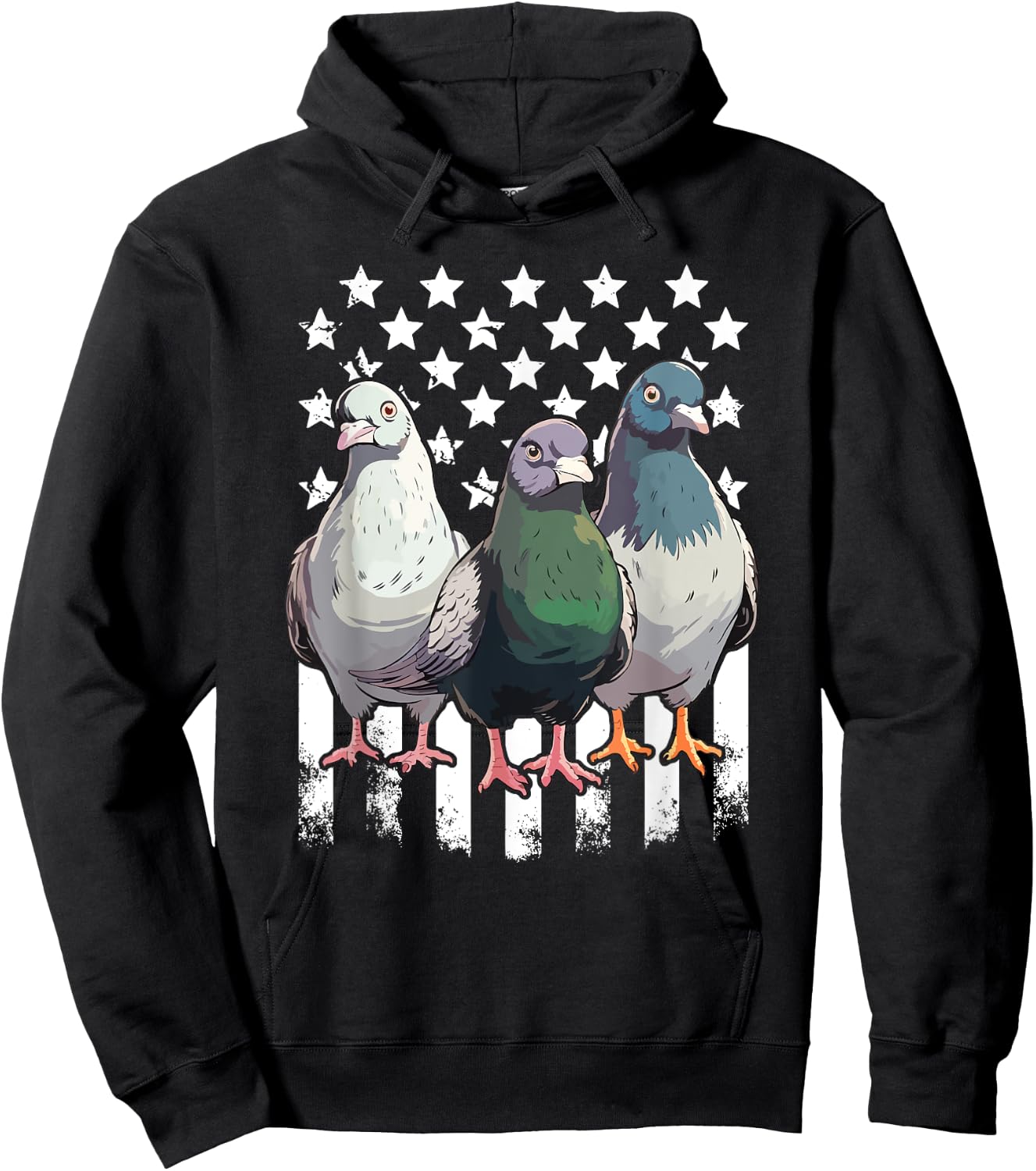 Pigeon USA Hoodie - Hoodie | Black