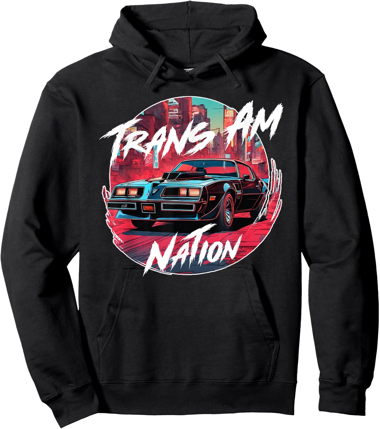 Trans Am Muscle Car American Muscle Trans Am Nation Hoodie - Hoodie | Black