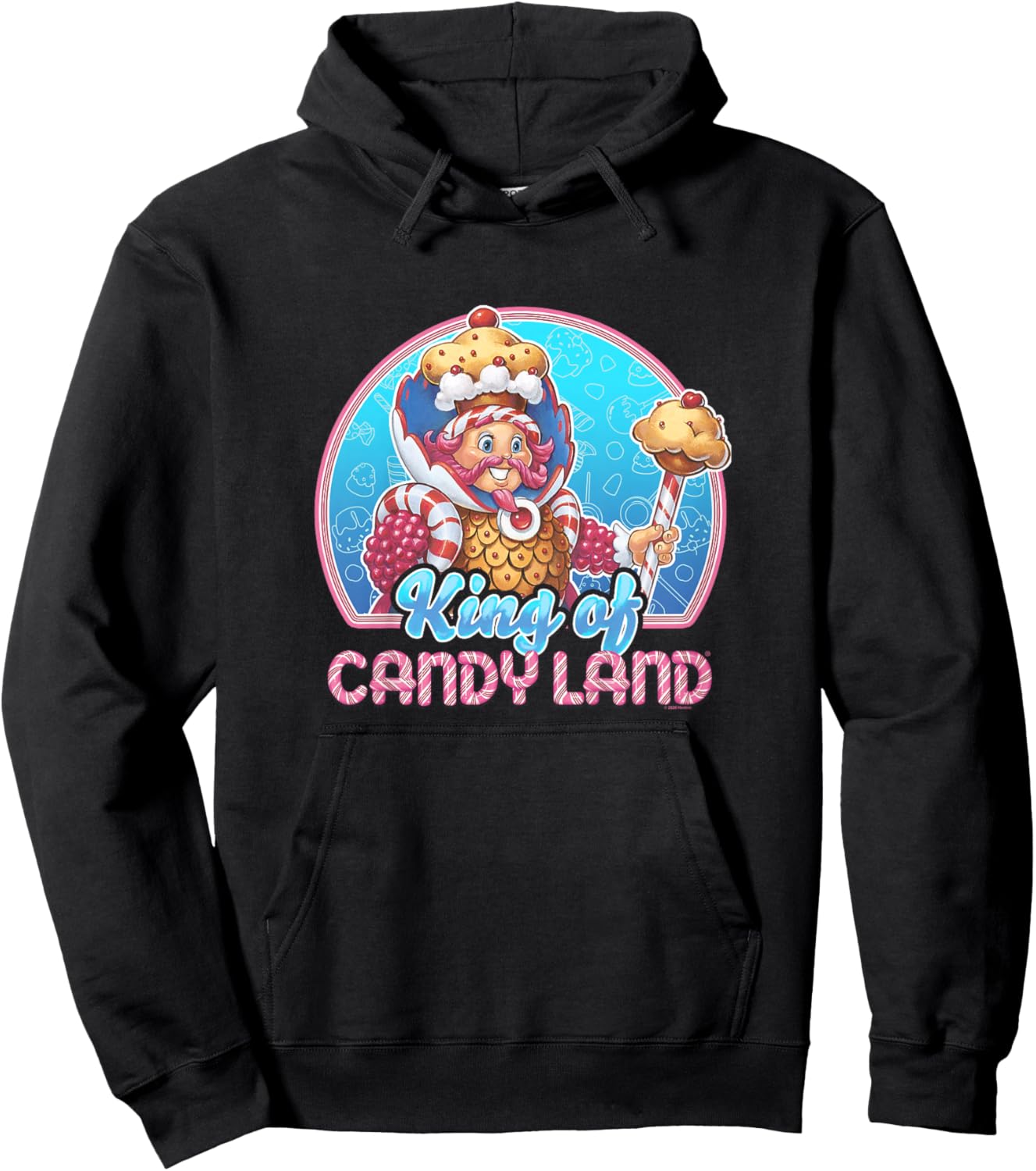 Candy Land King Kandy Vintage Portrait Logo Hoodie - Hoodie | Black