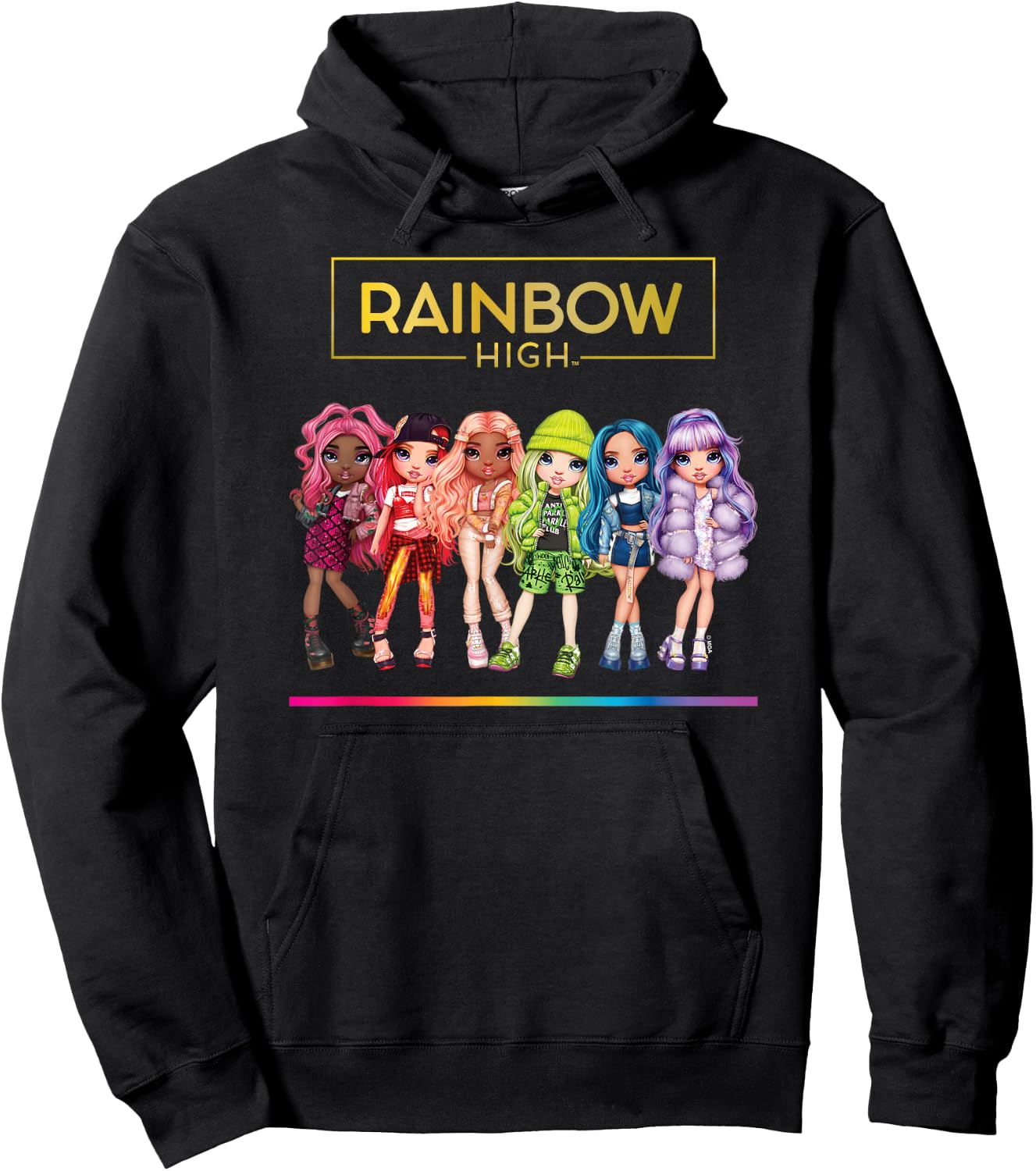 Rainbow High - Character Doll Lineup Hoodie - Hoodie | Black