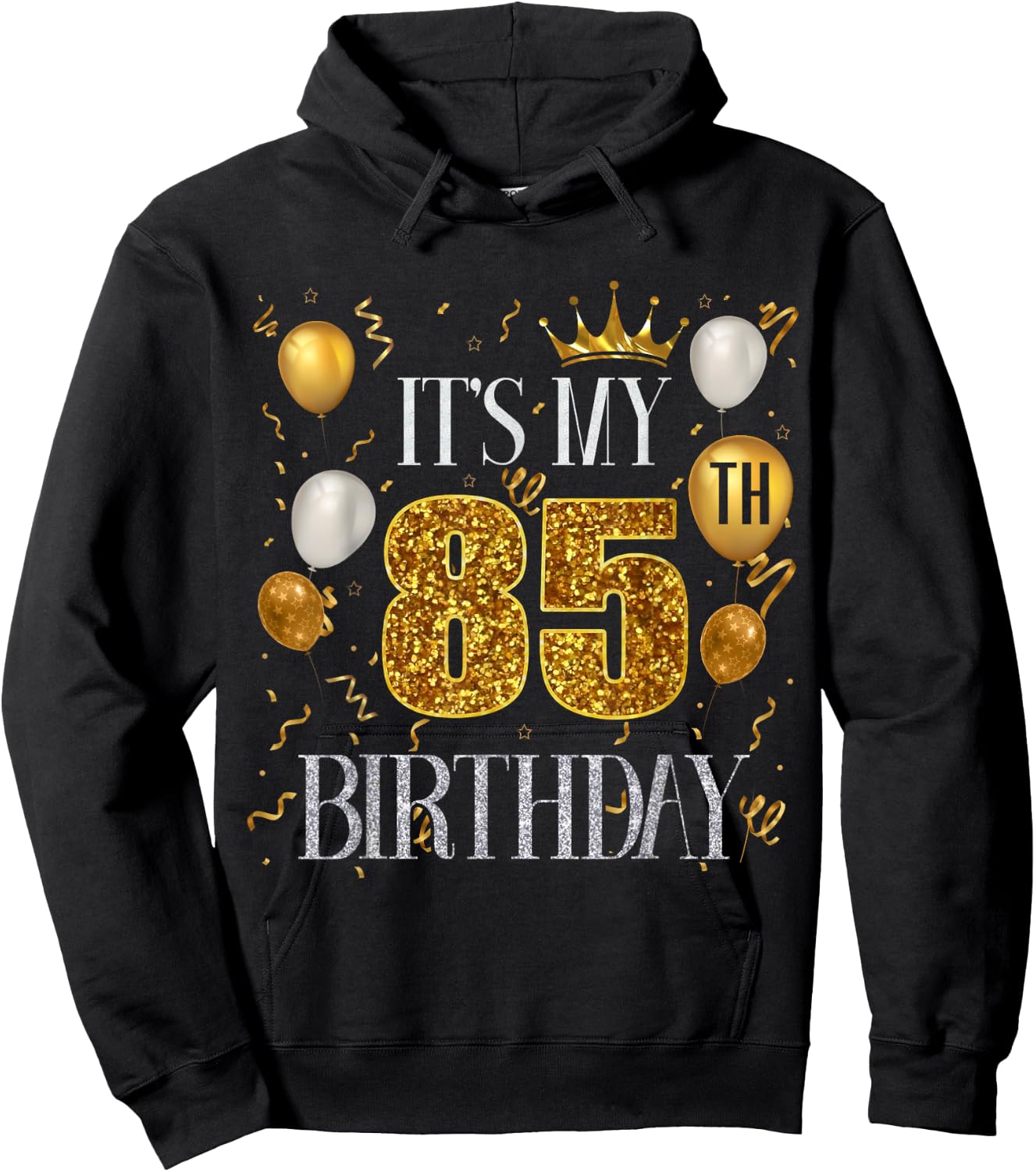 Its My 85th Birthday Happy 1938 Birthday Women Hoodie - Hoodie | Black