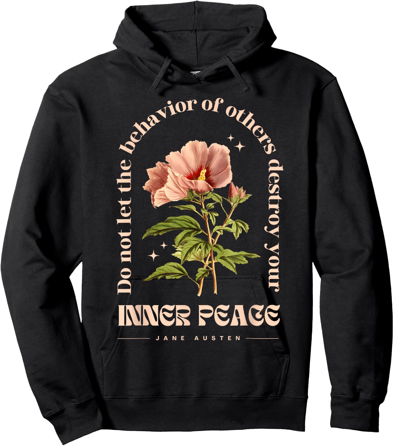 Jane Austen Sense and Sensibility Bookish Bookworm Novel Hoodie - Hoodie | Black