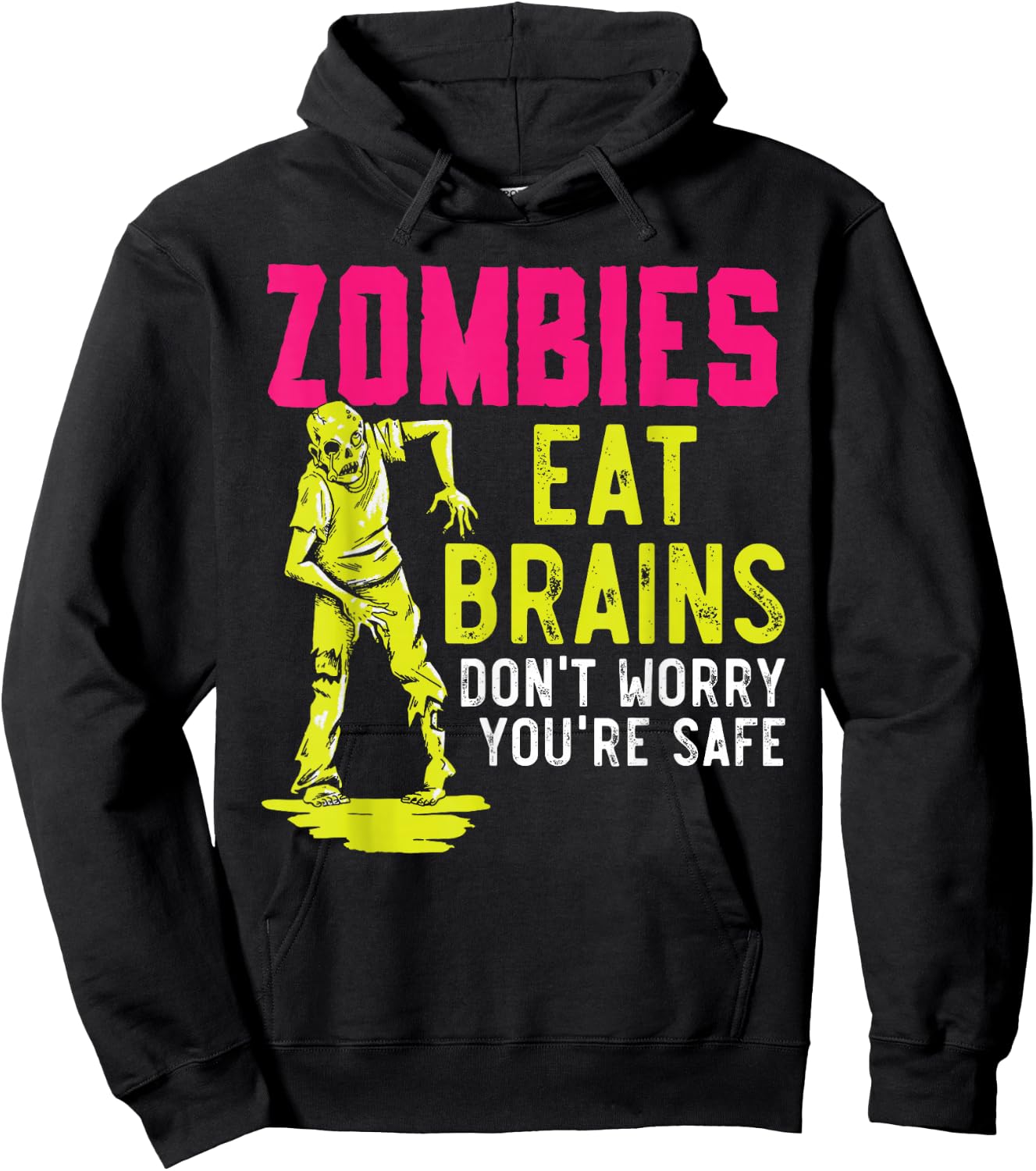 Zombie Lover Undead Monster Halloween Trick Or Treat Hoodie - Hoodie | Black