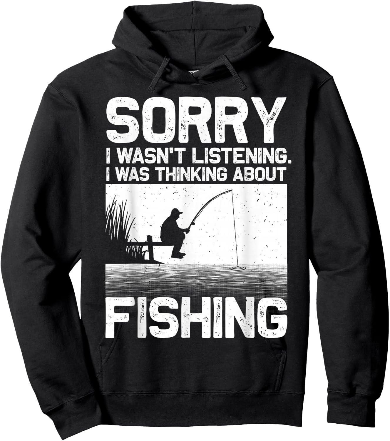 Funny Fishing Women Trout Bass Fisherman Vacation Small Hoodie - Hoodie | Black