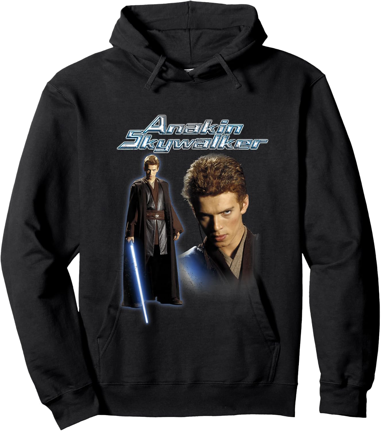 Kids Star Wars Classic The Clone Wars Anakin Skywalker Poster Hoodie - Hoodie | Black
